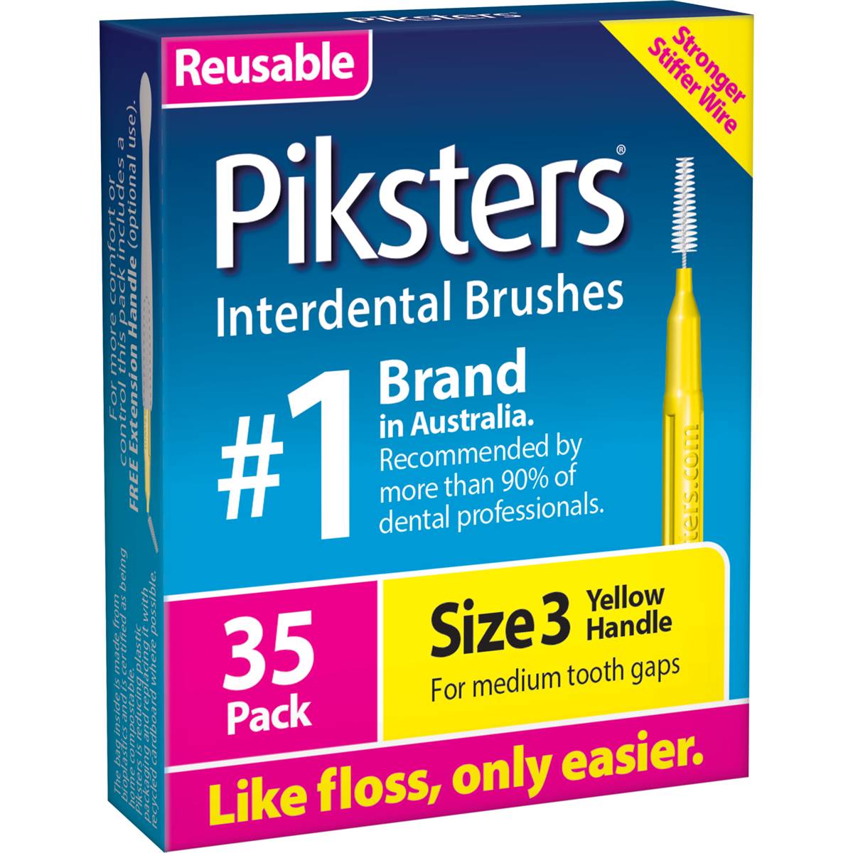 Piksters Interdental Brushes Size 3 35 Pack | Woolworths