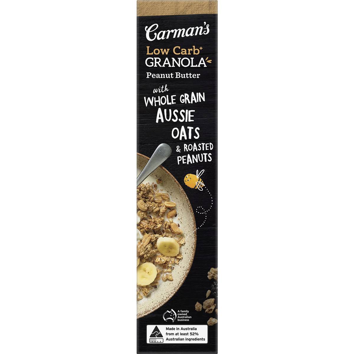 Carman's Granola Low Carb Peanut Butter 425g Woolworths