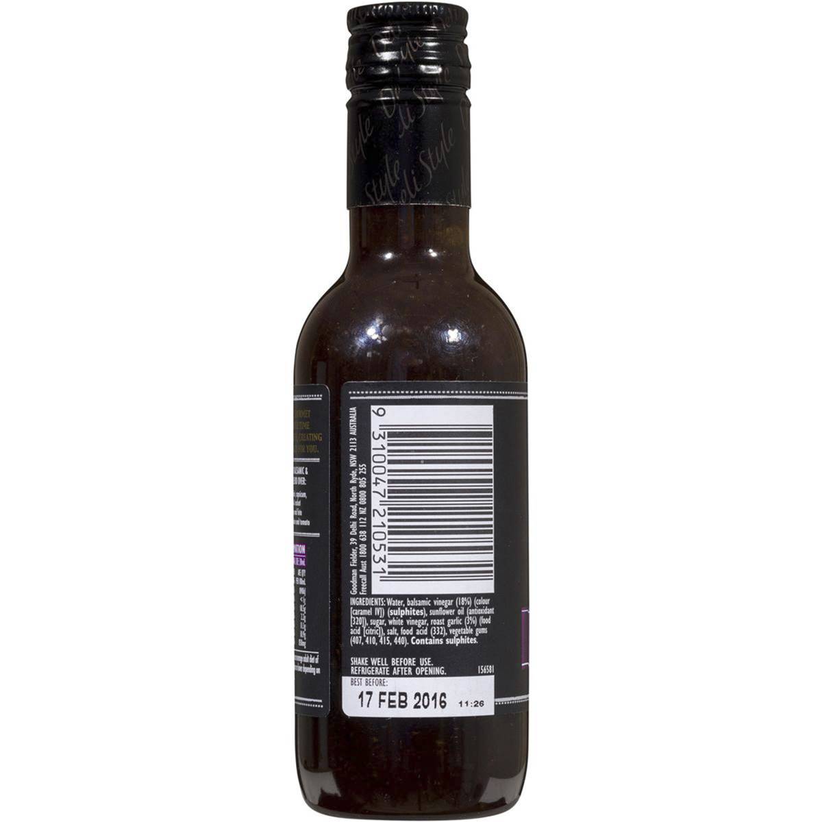 Praise Deli Style Salad Dressing Balsamic & Roast Garlic 185ml Woolworths