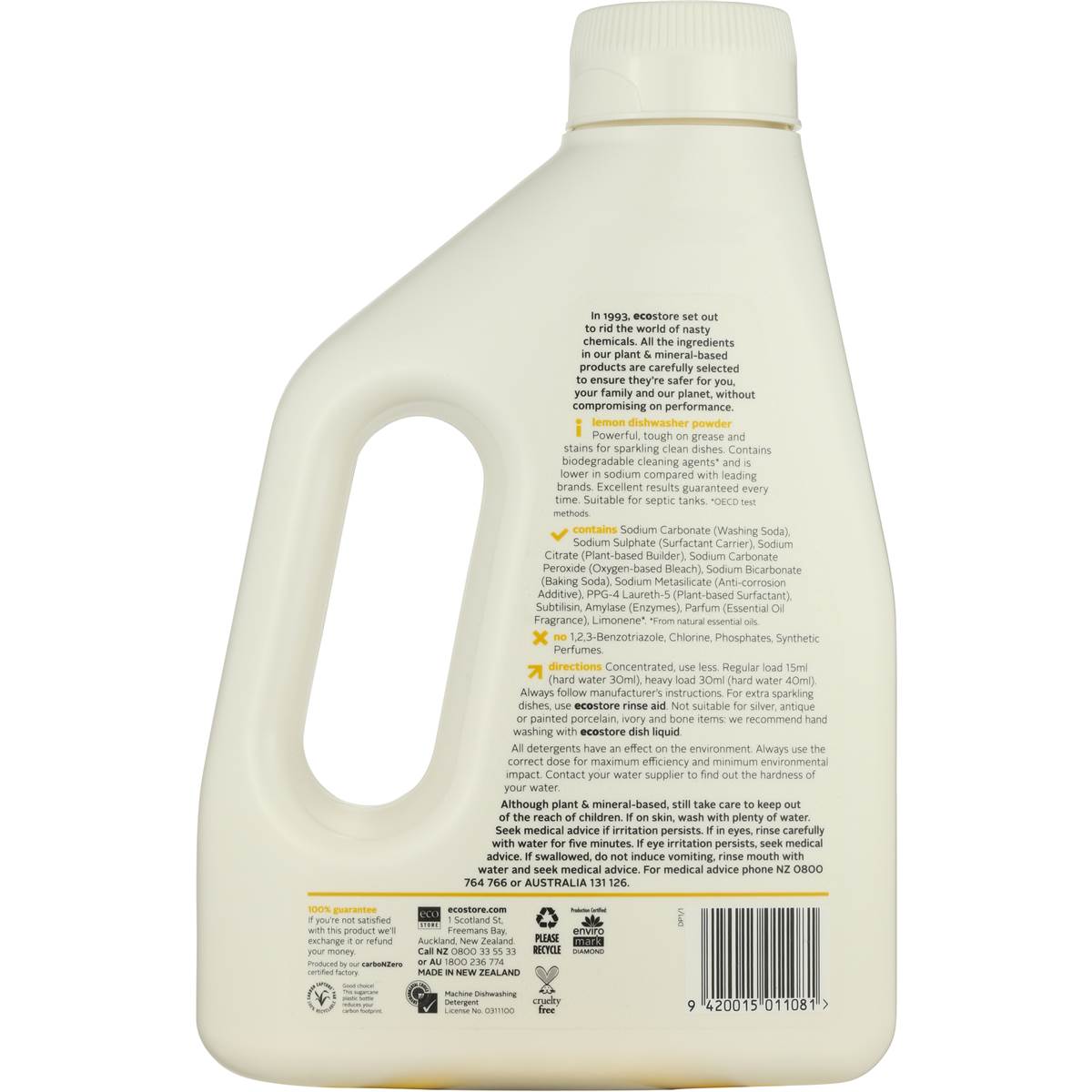 Ecostore Auto Dishwashing Powder 1kg Woolworths