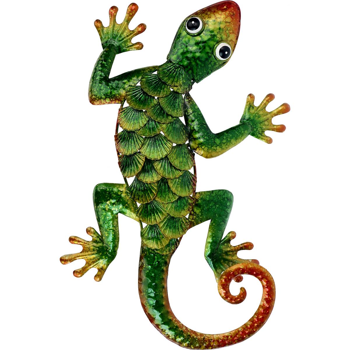 Green Gardener Metal Wall Art Lizard Green Each | Woolworths