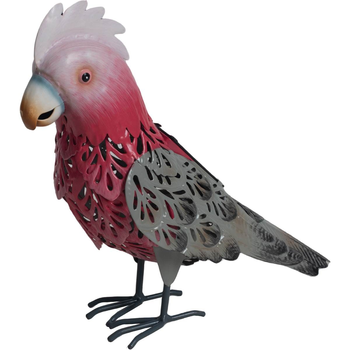 Green Gardener Solar Metal Bird Galah Each Woolworths