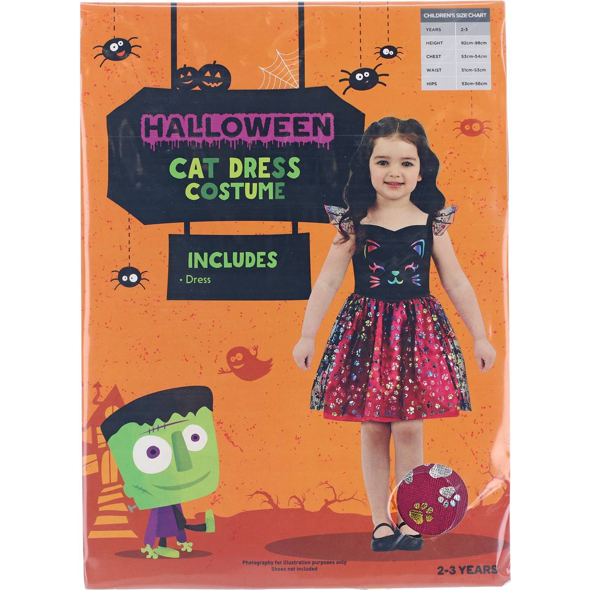 Halloween Dress Up Costume Cat Dress Size 2 3 Years Each Woolworths halloween-dress-up-costume-cat-dress-size-2-3-years-each-woolworths