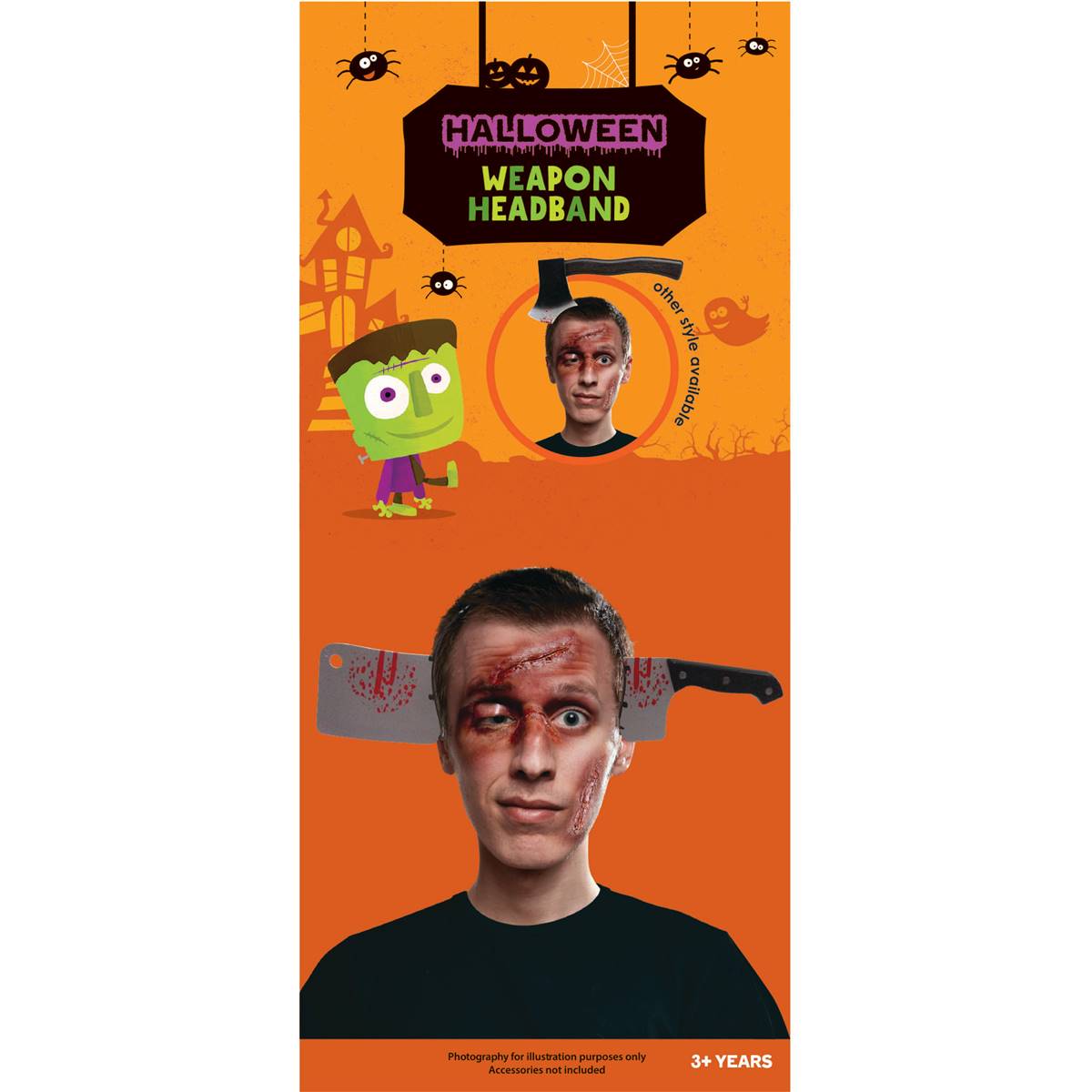 Halloween Dress Up Weapon Headband Knife Each | Woolworths