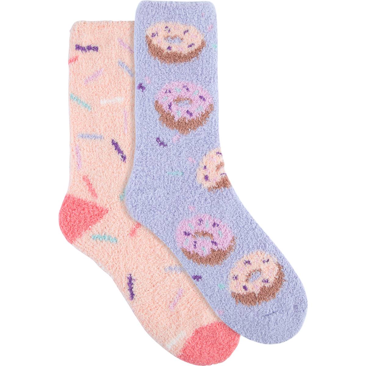 Underworks Ladies Cosy Bed Socks Donuts Size 510 2 Pack Woolworths