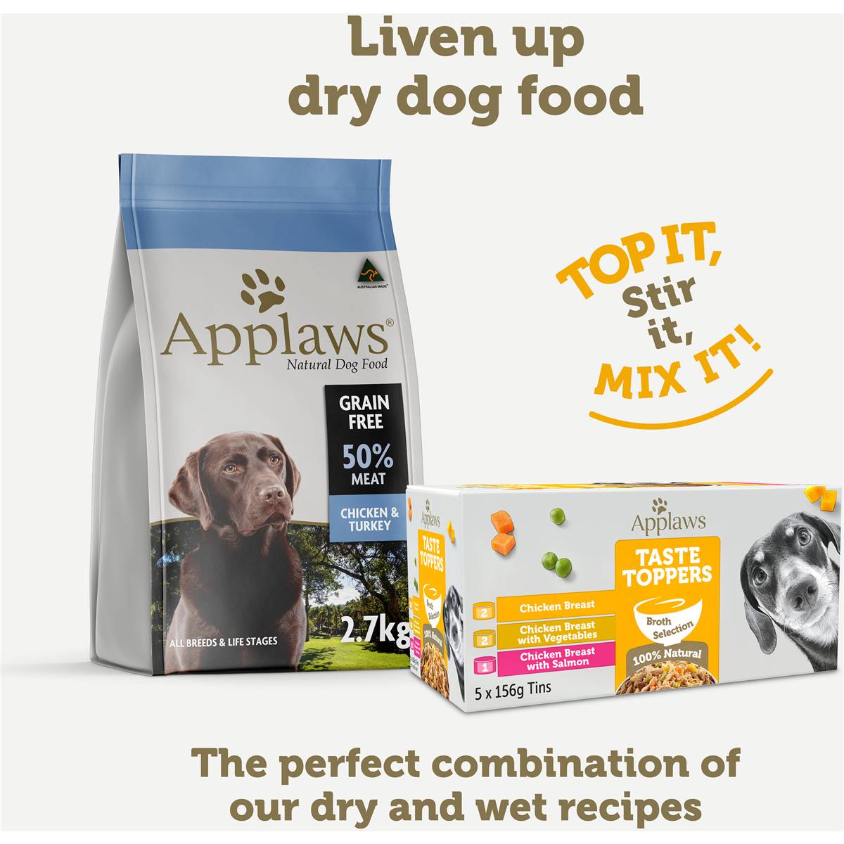 Applaws Taste Toppers Chicken Selection In Broth 5 Pack Woolworths