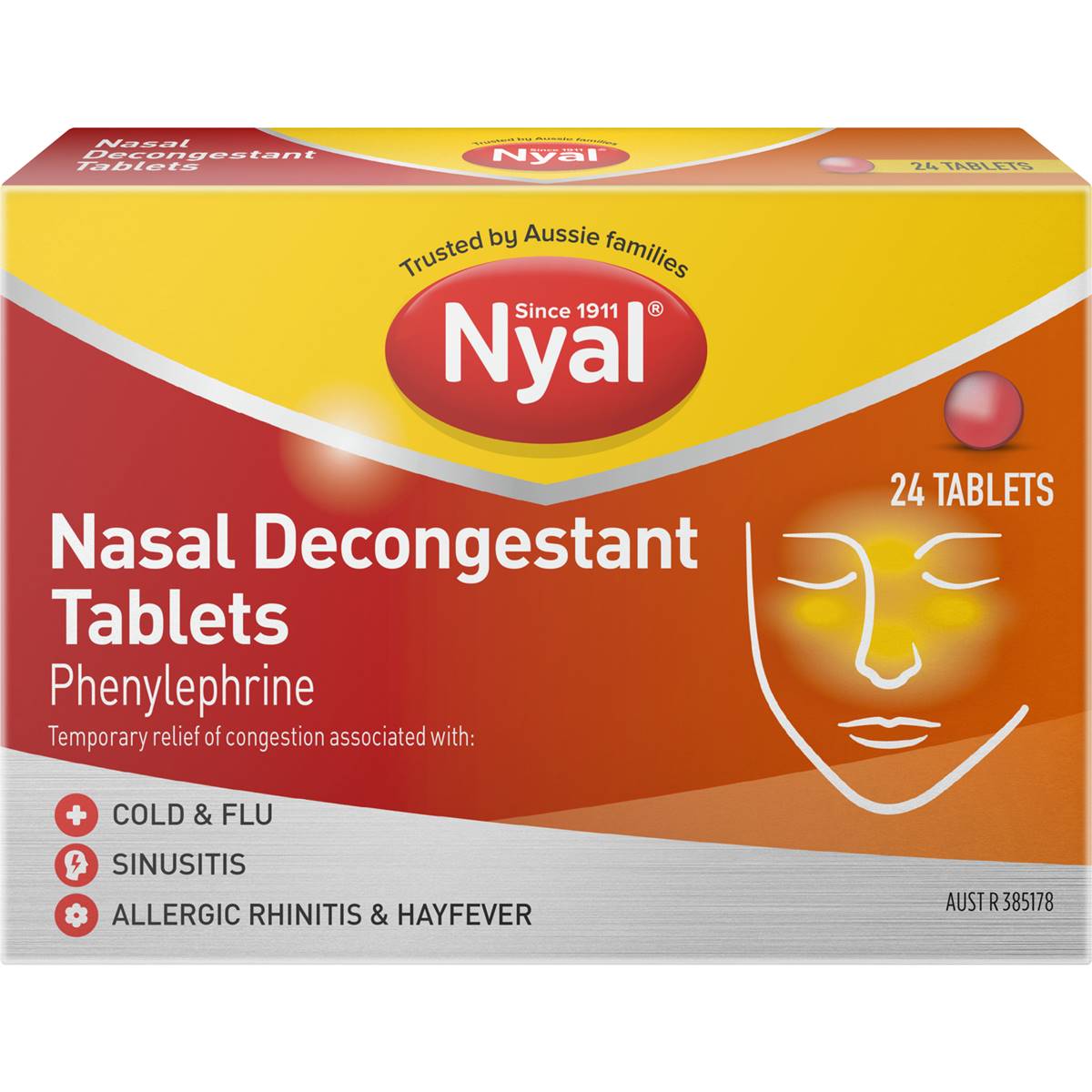 Nyal Nasal Decongestant Tablets 24 Pack Woolworths