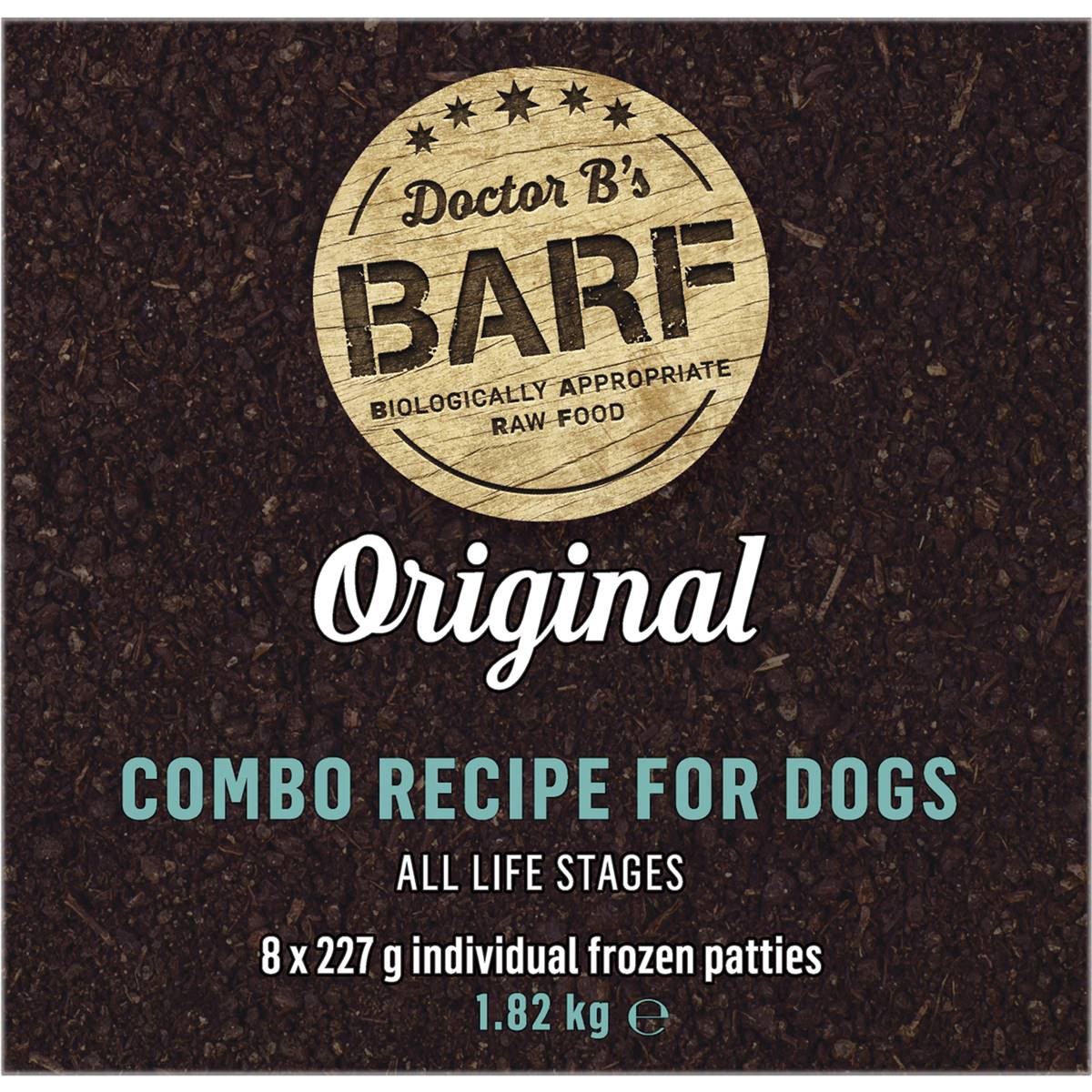 Dr B's Barf Frozen All Stages Dog Food Original Combo Recipe 8 Pack ...