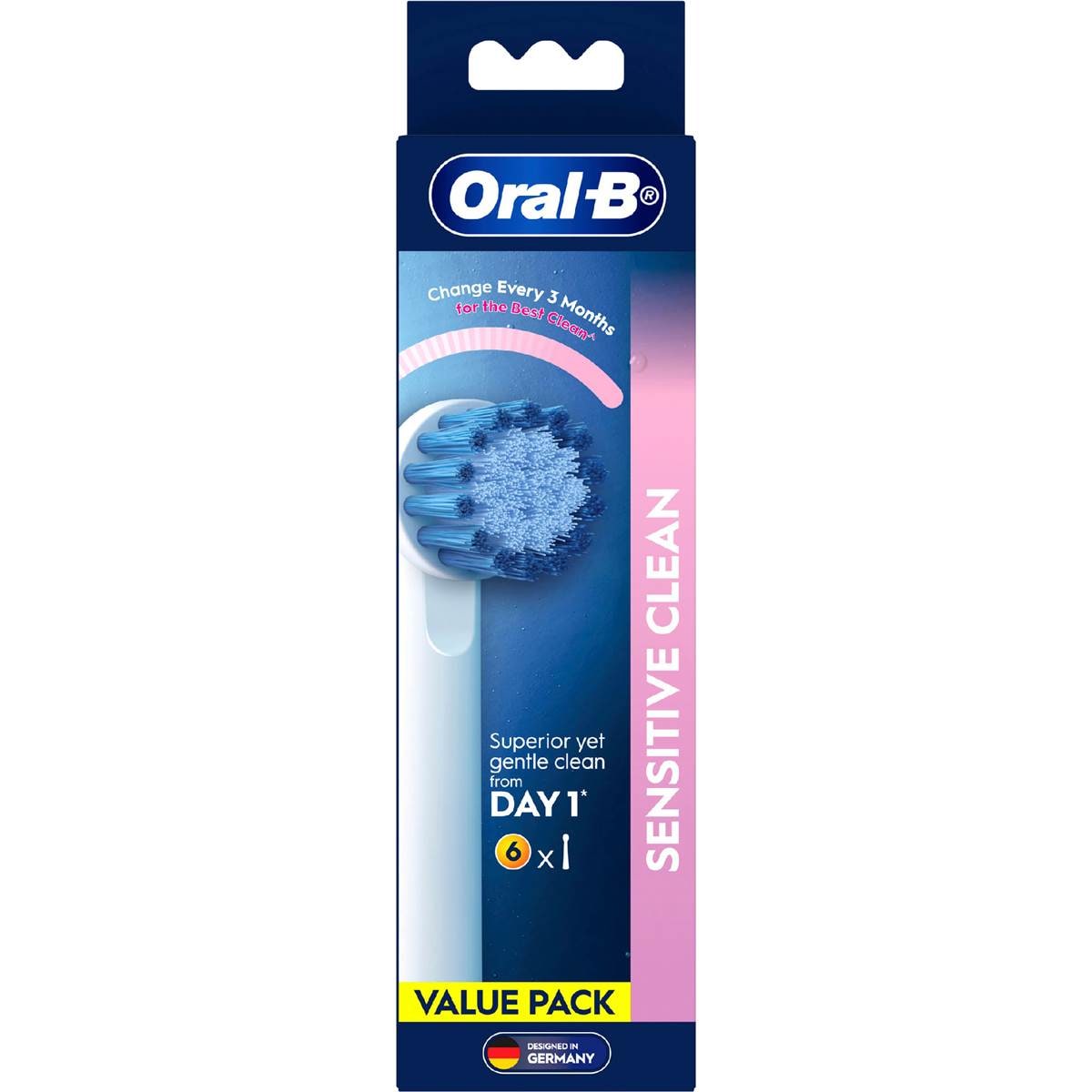 Oral-B Sensitive Clean Extra Soft Bristle Head Refill 6 pack