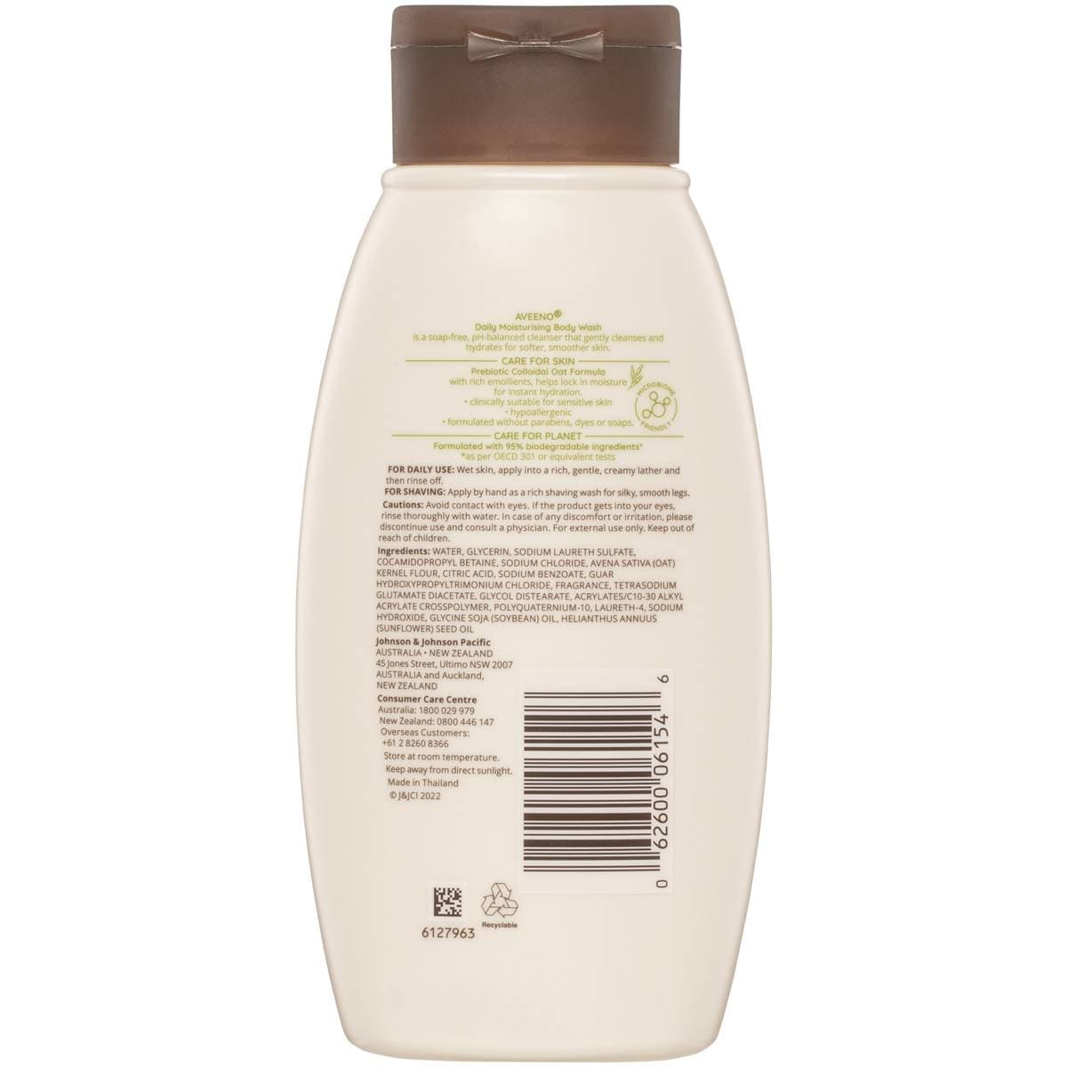 Aveeno Body Wash Daily Moisturising 354ml Woolworths