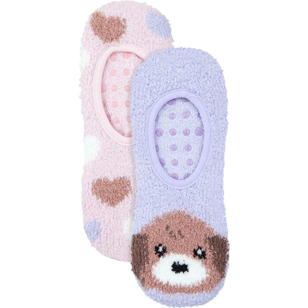 Underworks Ladies Cosies Grip Sole Socks Dog Size 58 Each Woolworths