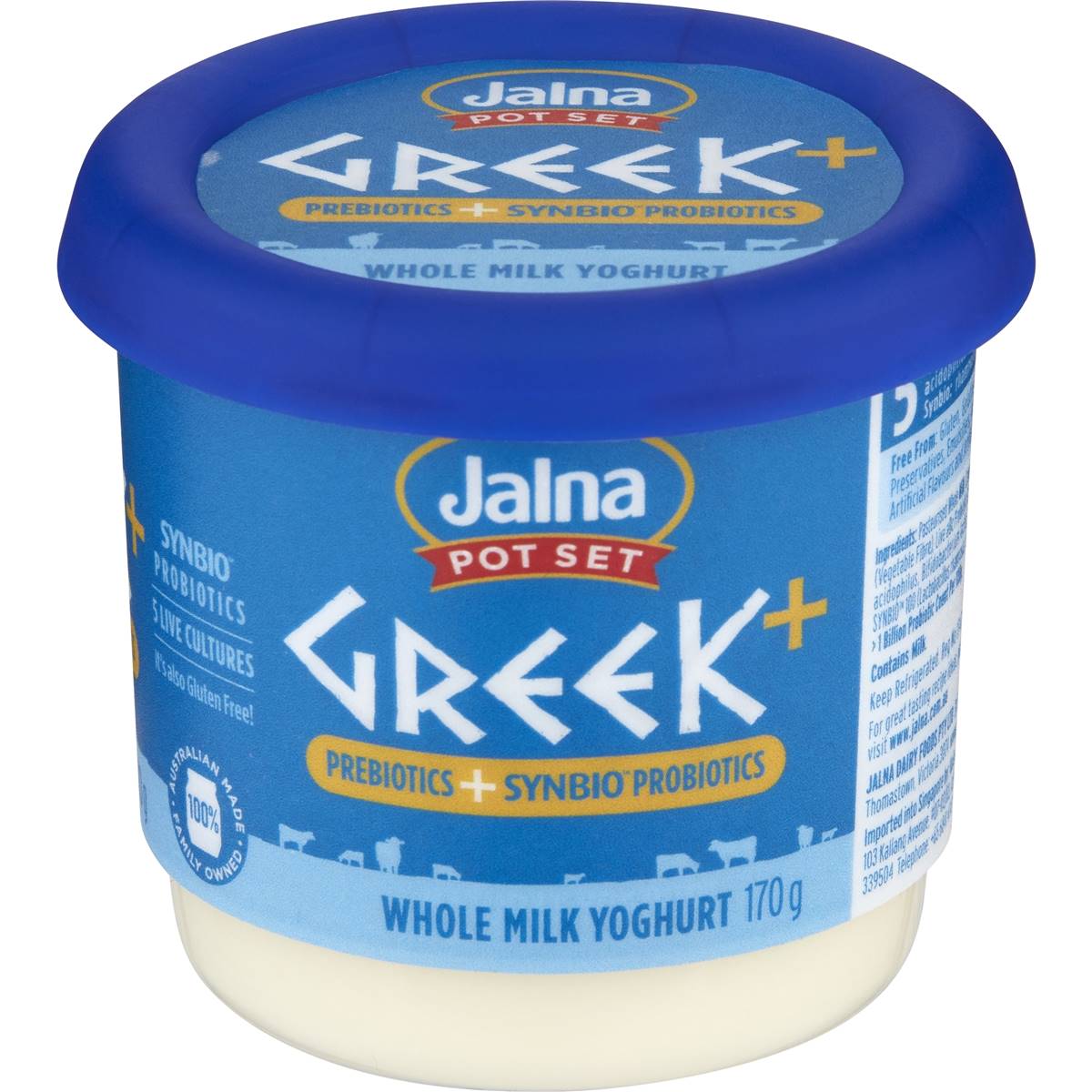 Jalna Greek+ Probiotics Yoghurt 170g | Woolworths