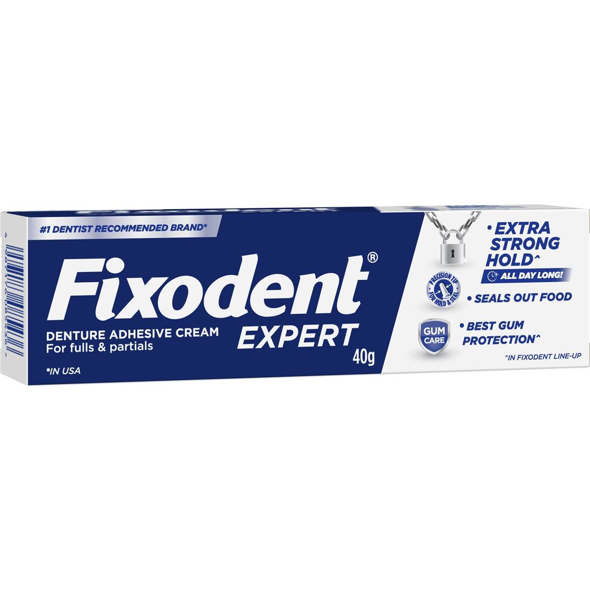 Fixodent Expert Denture Adhesive Cream 40g Woolworths
