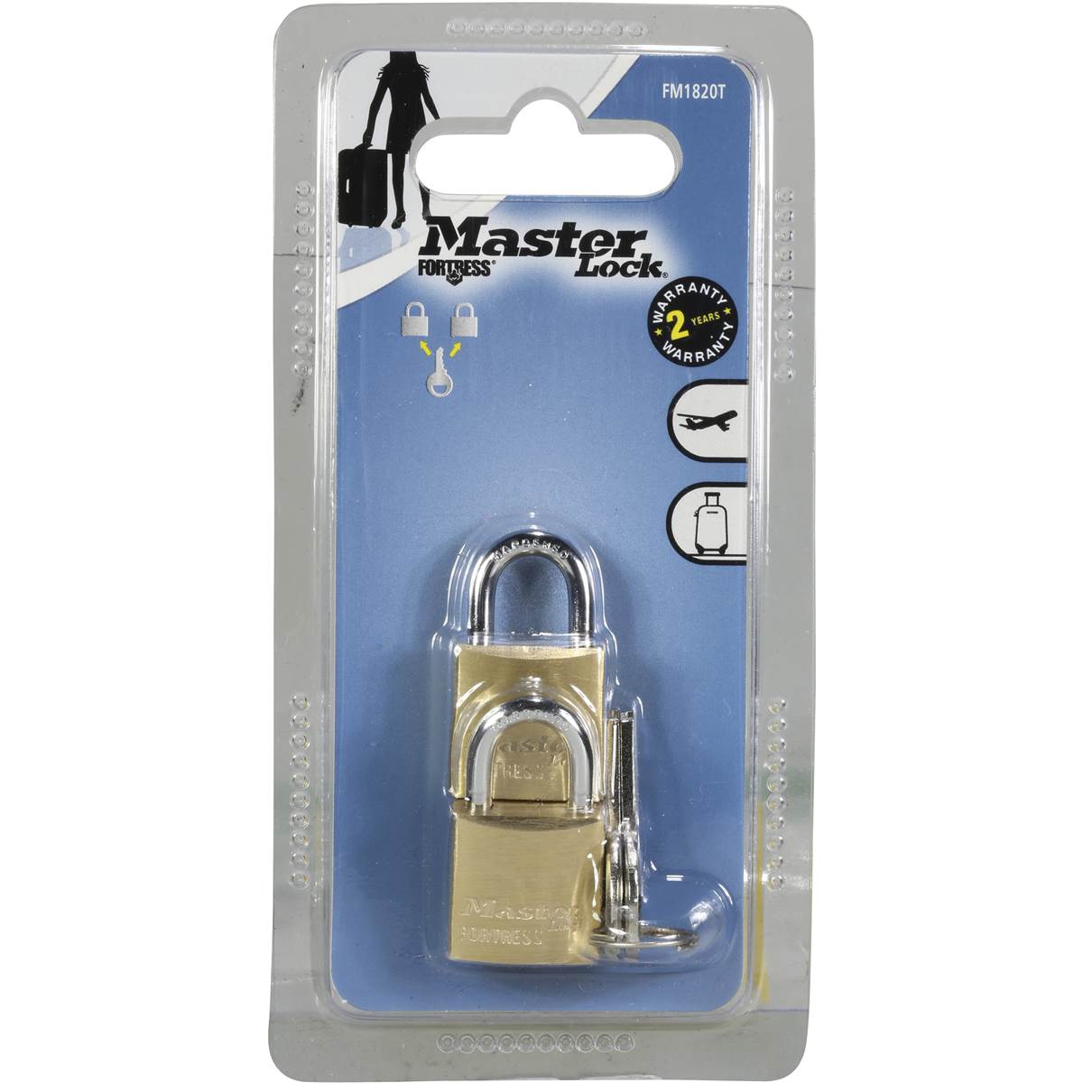 Master Lock Padlock Economy 2pk Woolworths