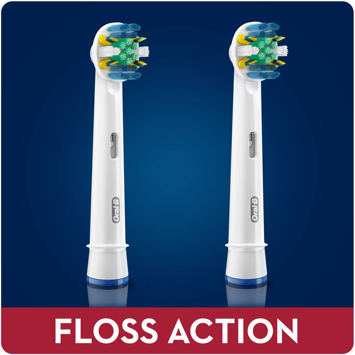 Oral B Electric Toothbrush Floss Flossaction Heads 2 Pack | Woolworths