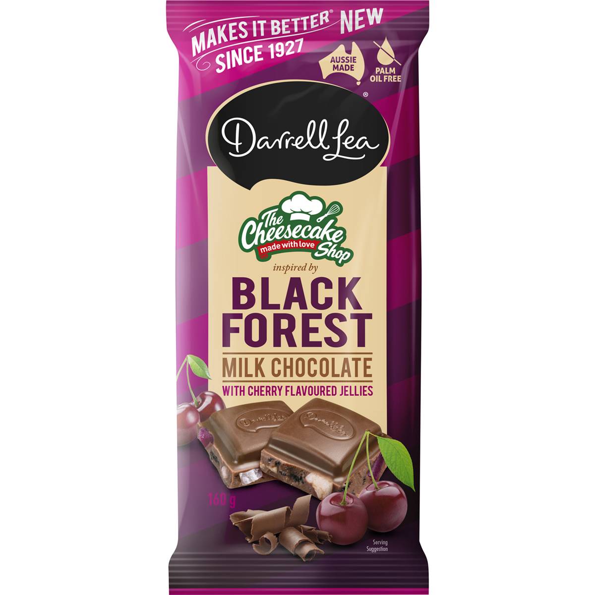 Darrell Lea Black Forest Milk Chocolate
