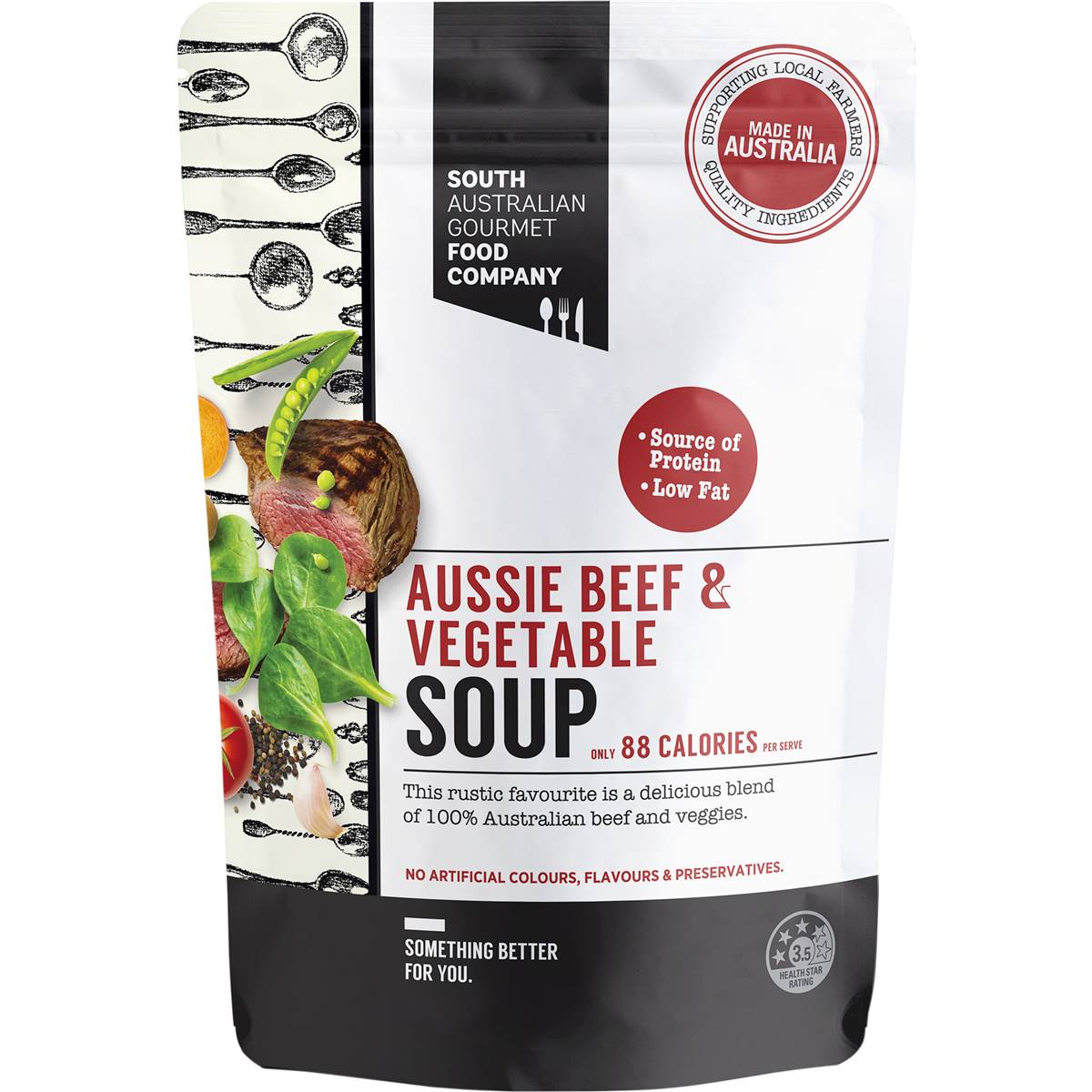 South Australian Gourmet Food Company Aussie Beef & Vegetable Soup 430g
