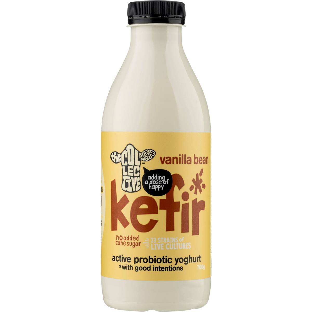 The Collective Great Dairy Kefir Probiotic Yoghurt Vanilla Bean 700g