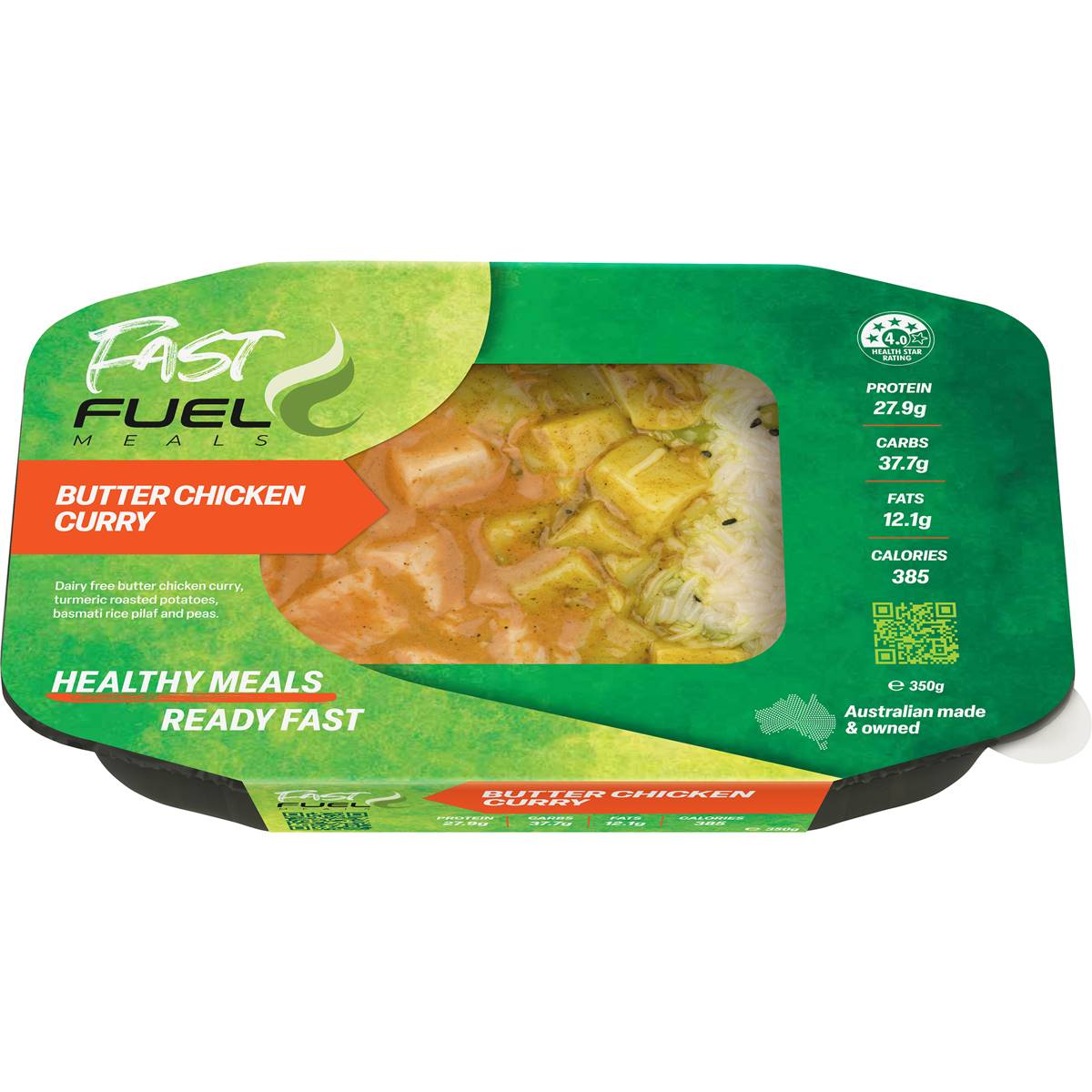 Fast Fuel Meals Butter Chicken 350g | Woolworths