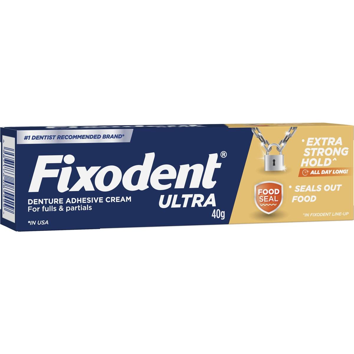 Fixodent Ultra Denture Adhesive Cream 40g Woolworths