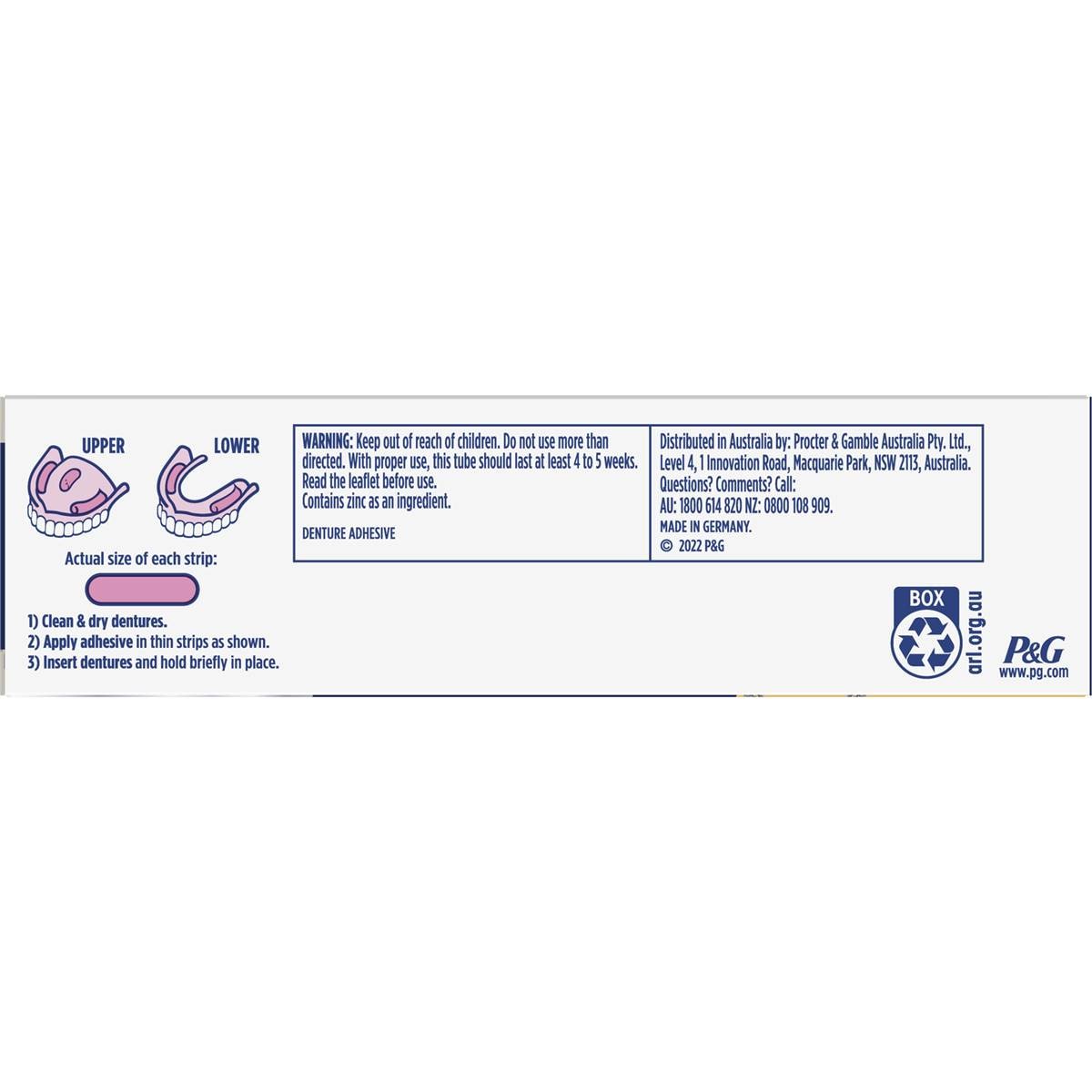 Fixodent Plus Denture Adhesives Cream, 40g, Dual Power Premium, Up To 88% Of The Hold At The End Of The Day, Mint