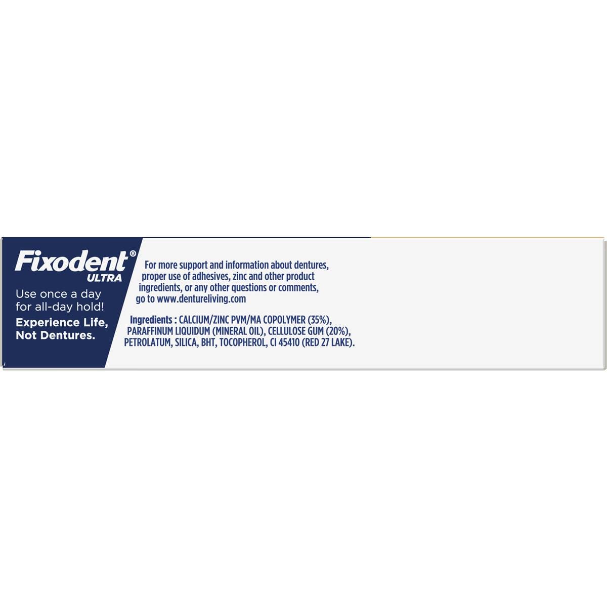 Fixodent Ultra Denture Adhesive Cream 40g Woolworths