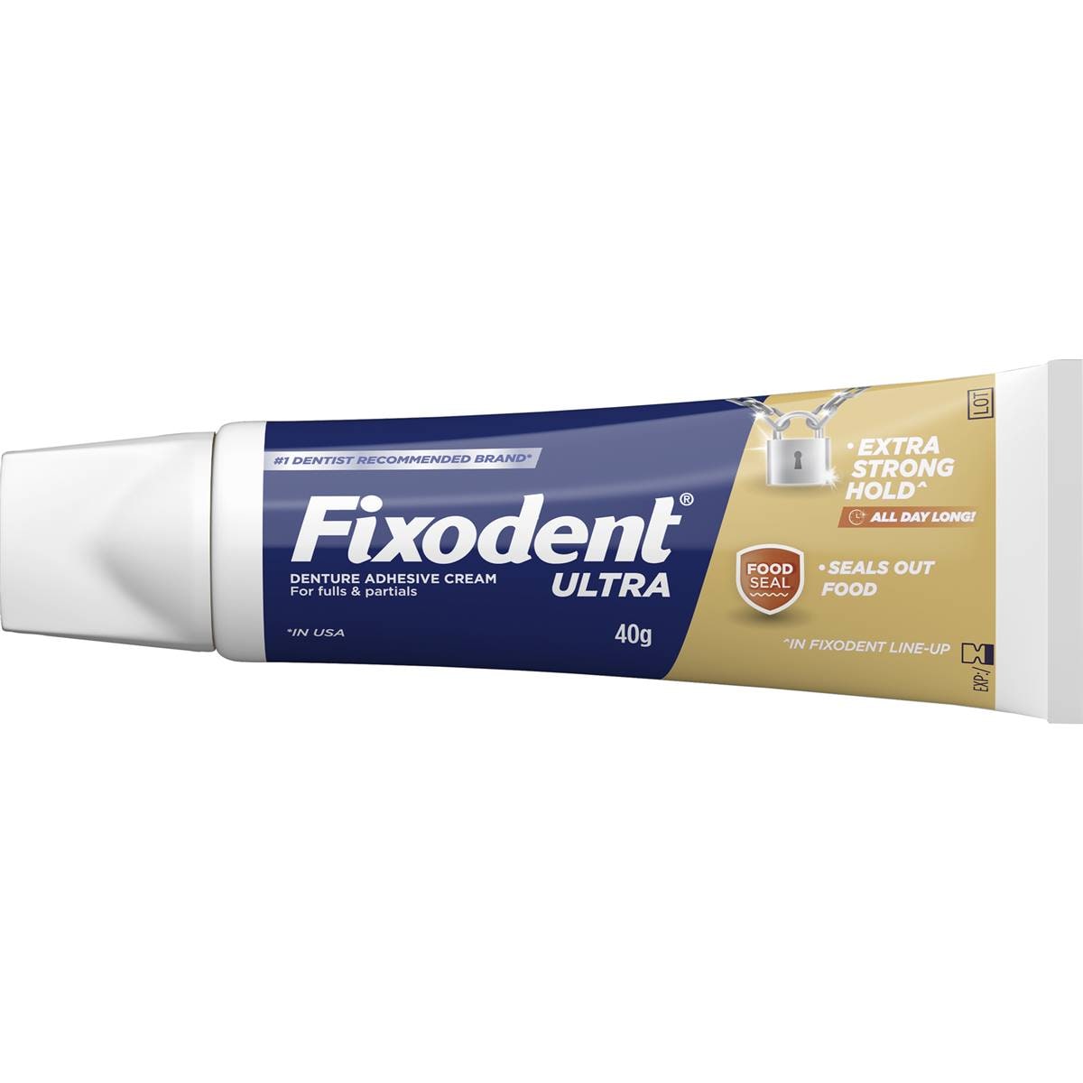 Fixodent Ultra Denture Adhesive Cream 40g Woolworths