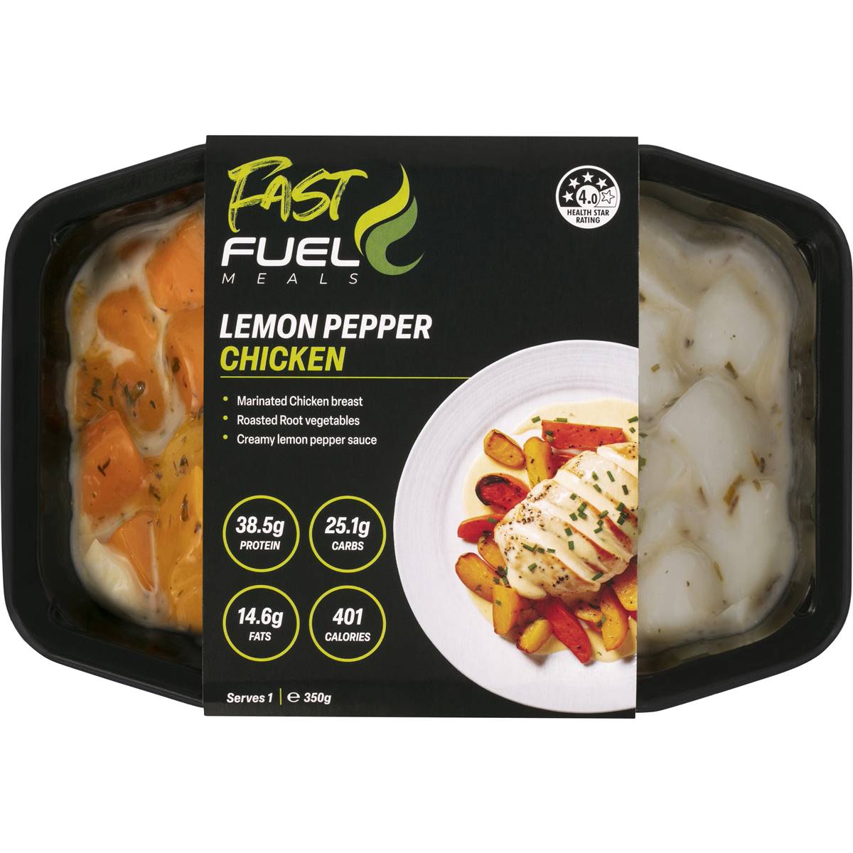 Fast Fuel Meals Creamy Lemon Chicken 350g Woolworths