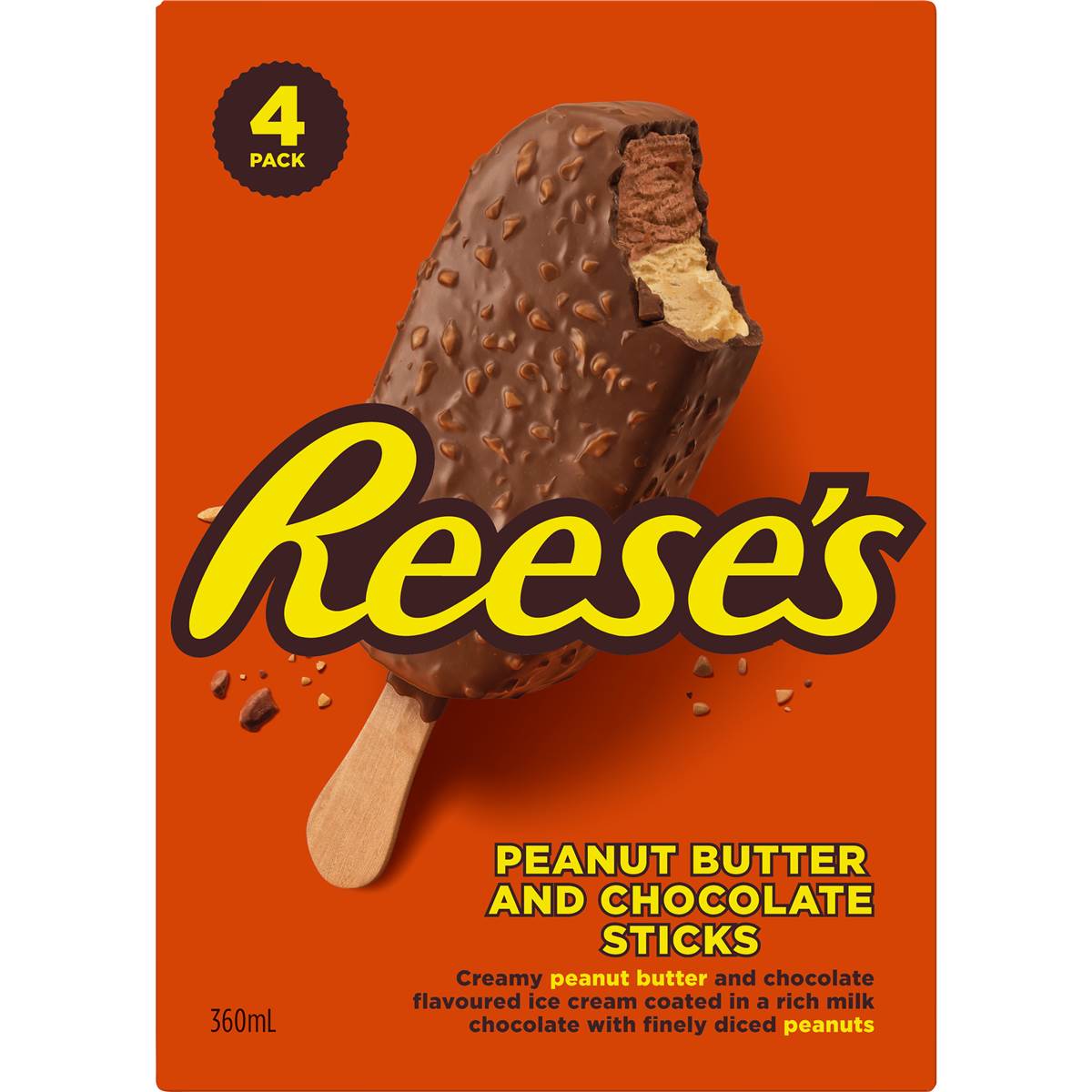 Reese's Peanut Butter & Chocolate Sticks 4 Pack | Woolworths