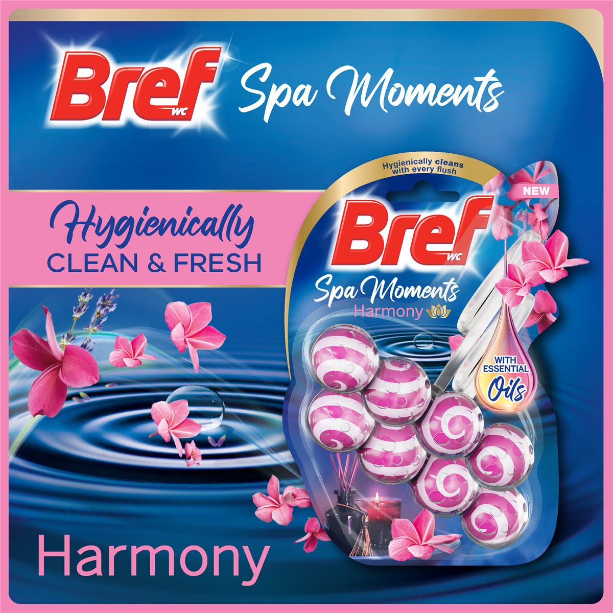 Bref Spa Moments Harmony Toilet Block 50g | Woolworths