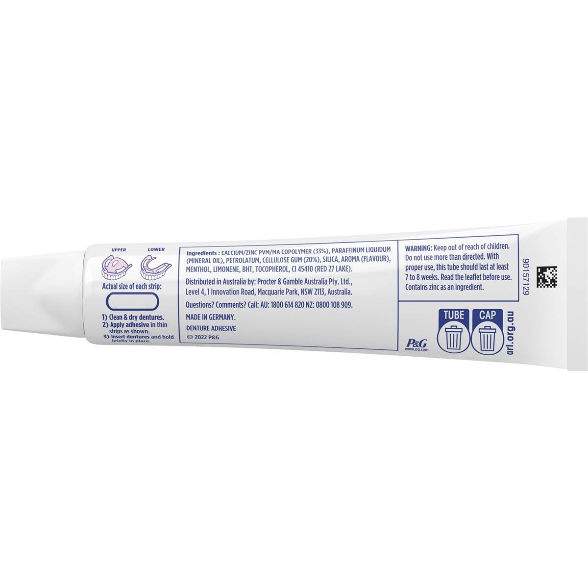 Fixodent Denture Adhesive Cream 65g Woolworths