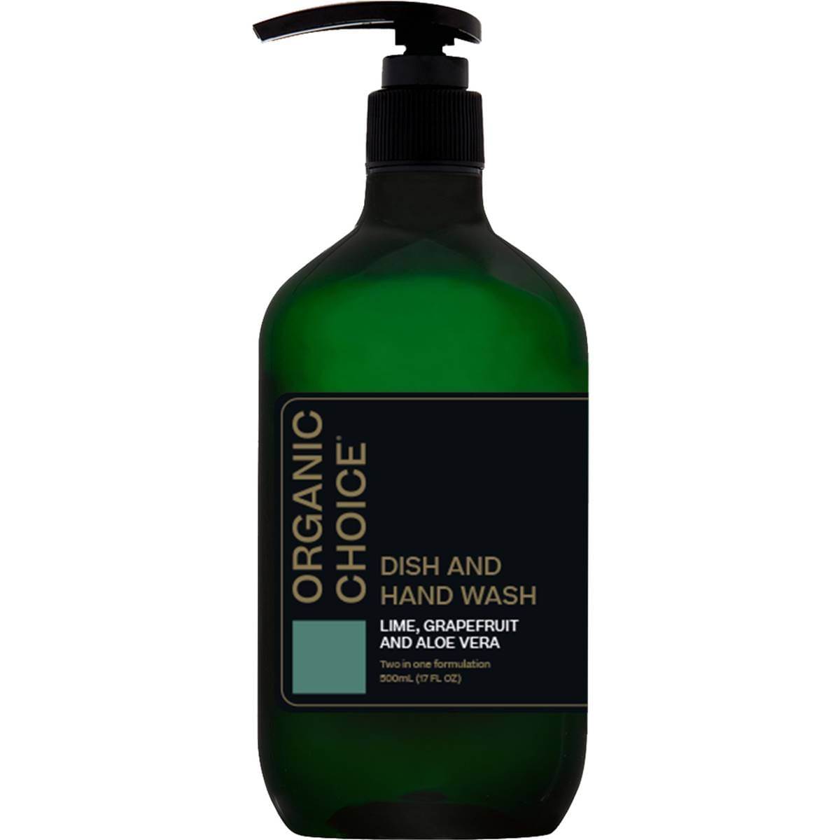 Organic Choice Dish & Hand Wash Lime Grapefruit & Aloe Vera 500ml