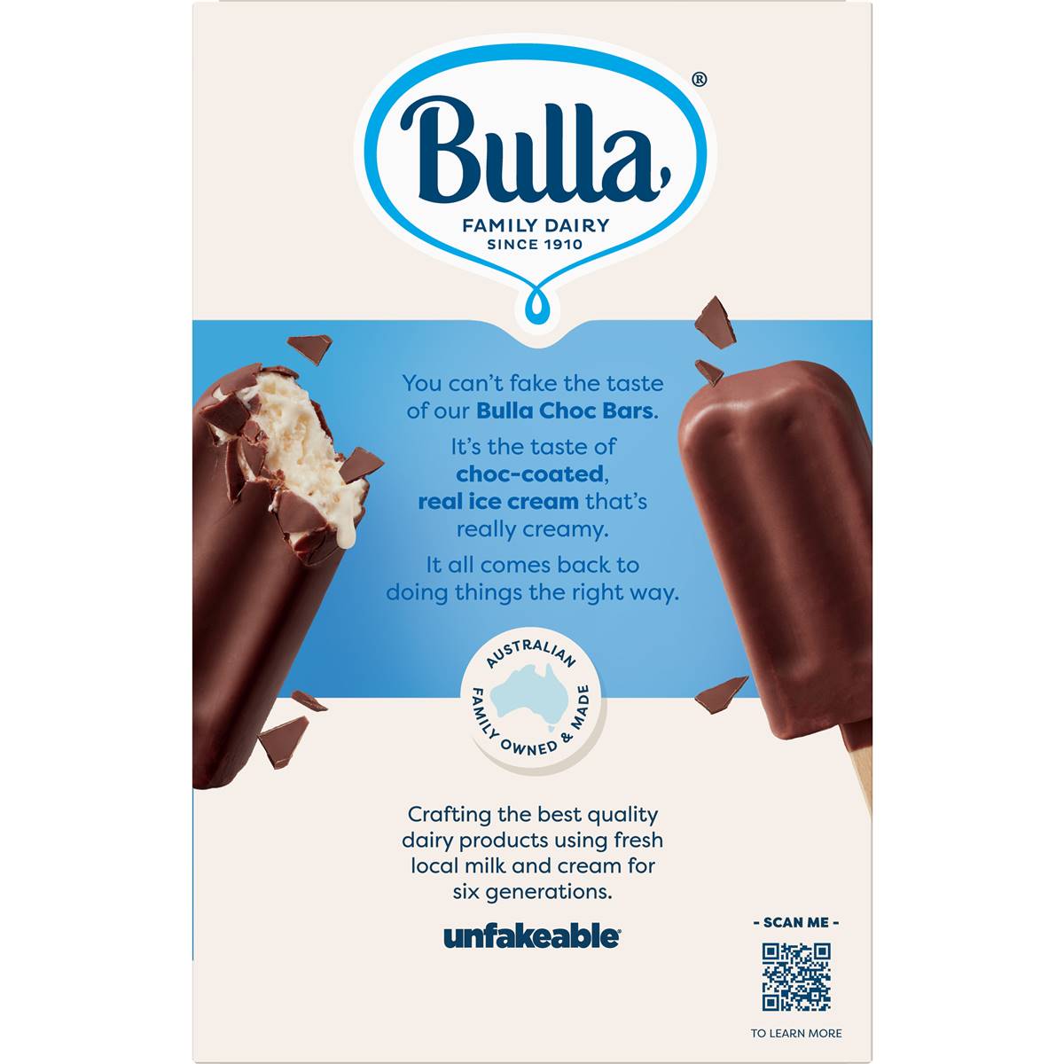 Bulla Choc Bars Vanilla 8 Pack Woolworths Bulla Choc Bars Vanilla 8 Pack Woolworths