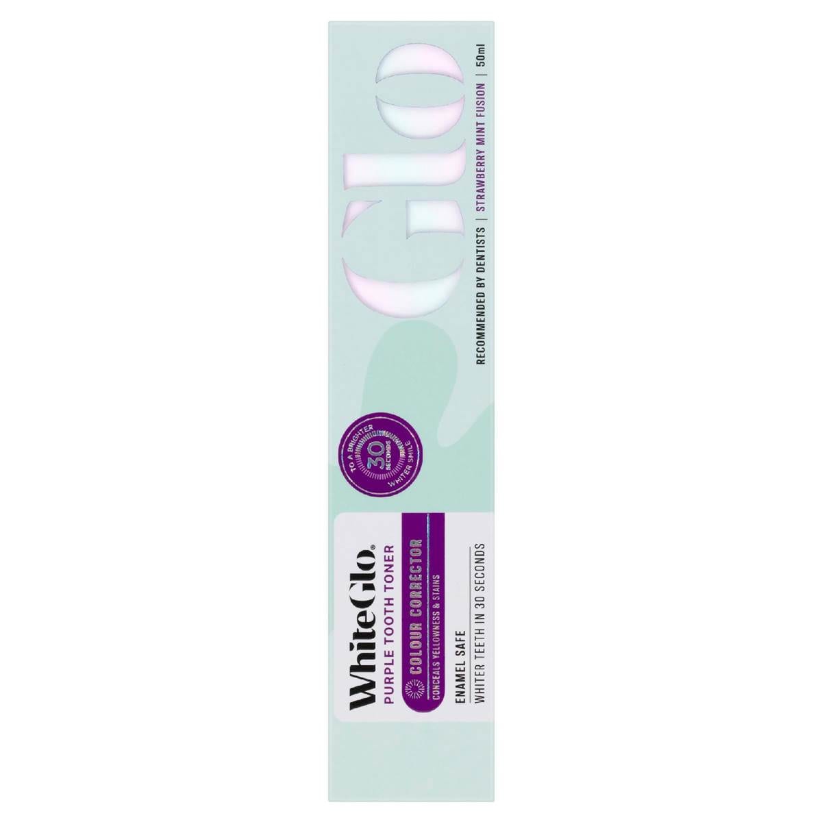 White Glo Purple Tooth Toner Colour Corrector 50ml Woolworths