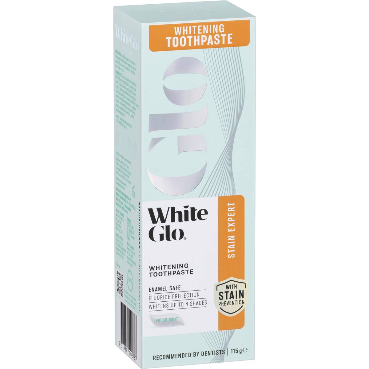 White Glo Stain Expert Whitening Toothpaste 115g | Woolworths