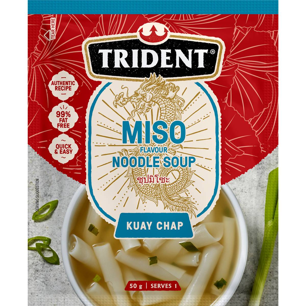 Trident Miso Flavour Noodle Soup 50g Woolworths