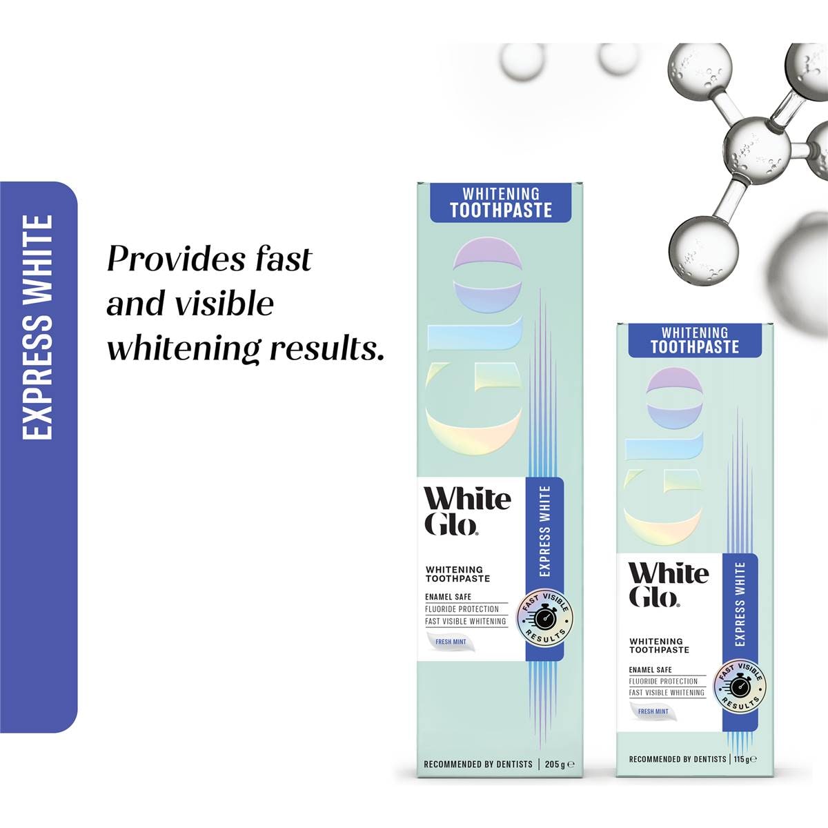 White Glo Express Whitening Toothpaste 115g Woolworths