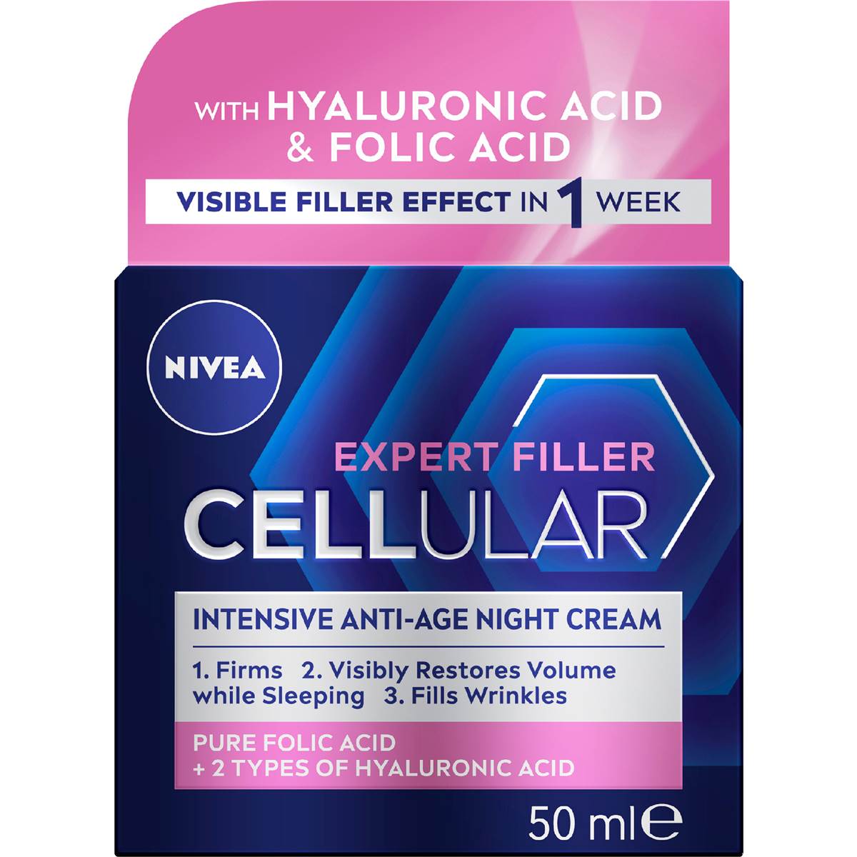 Nivea Cellular Filler Expert Night Facial Moisturising Cream