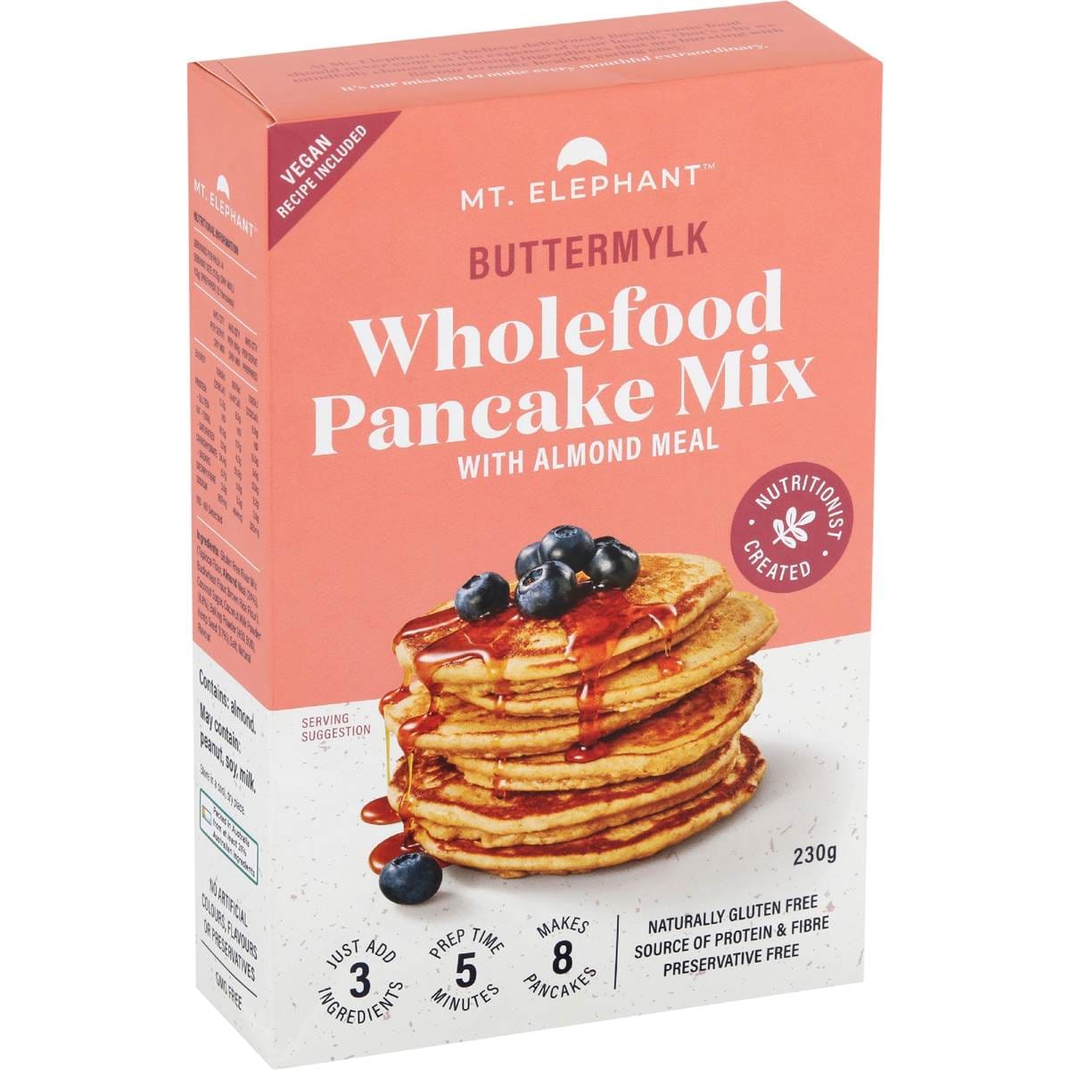 Mt Elephant Buttermylk Wholefood Pancake Mix 230g Woolworths