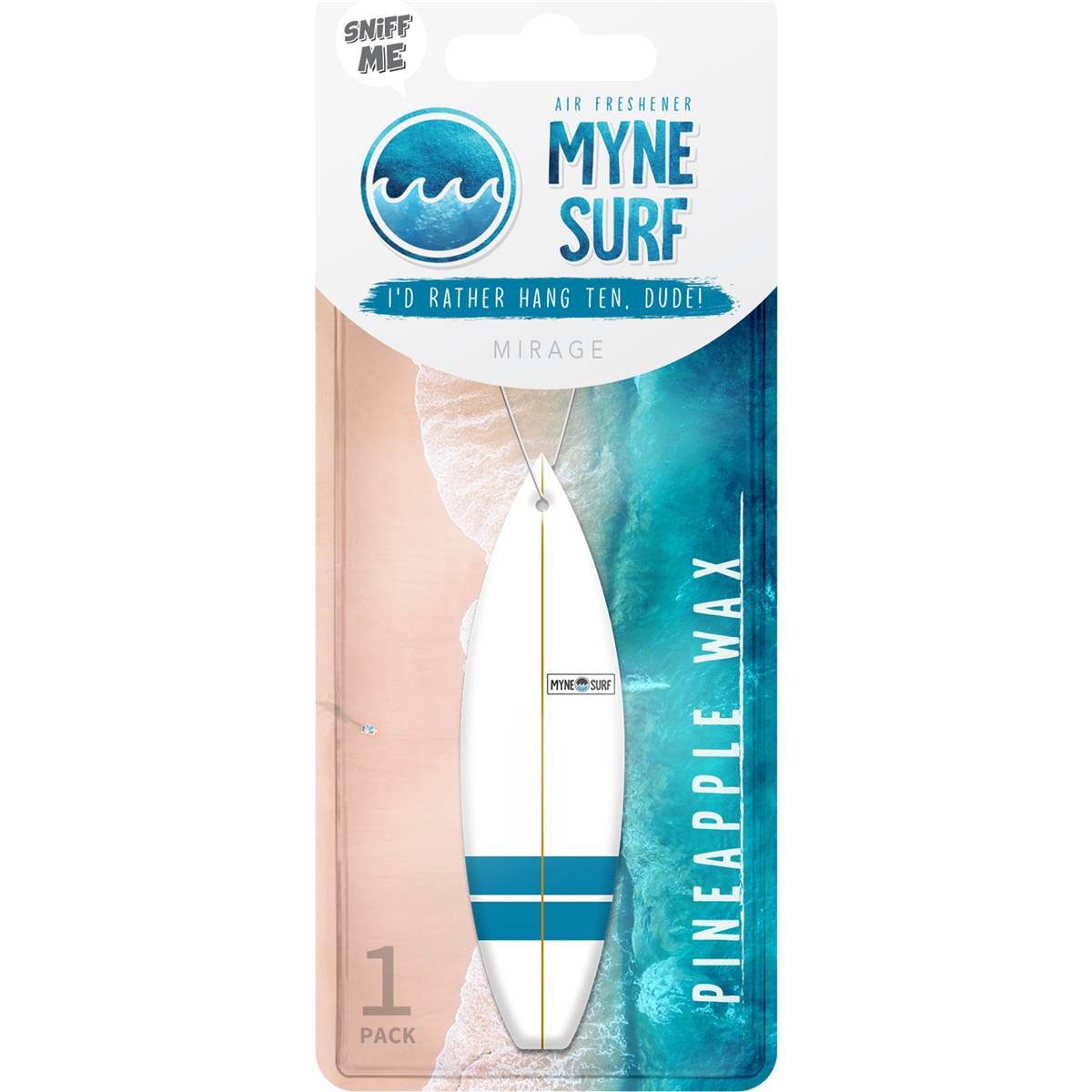 Myne Surf Air Freshener Strawberry Wax Each Woolworths