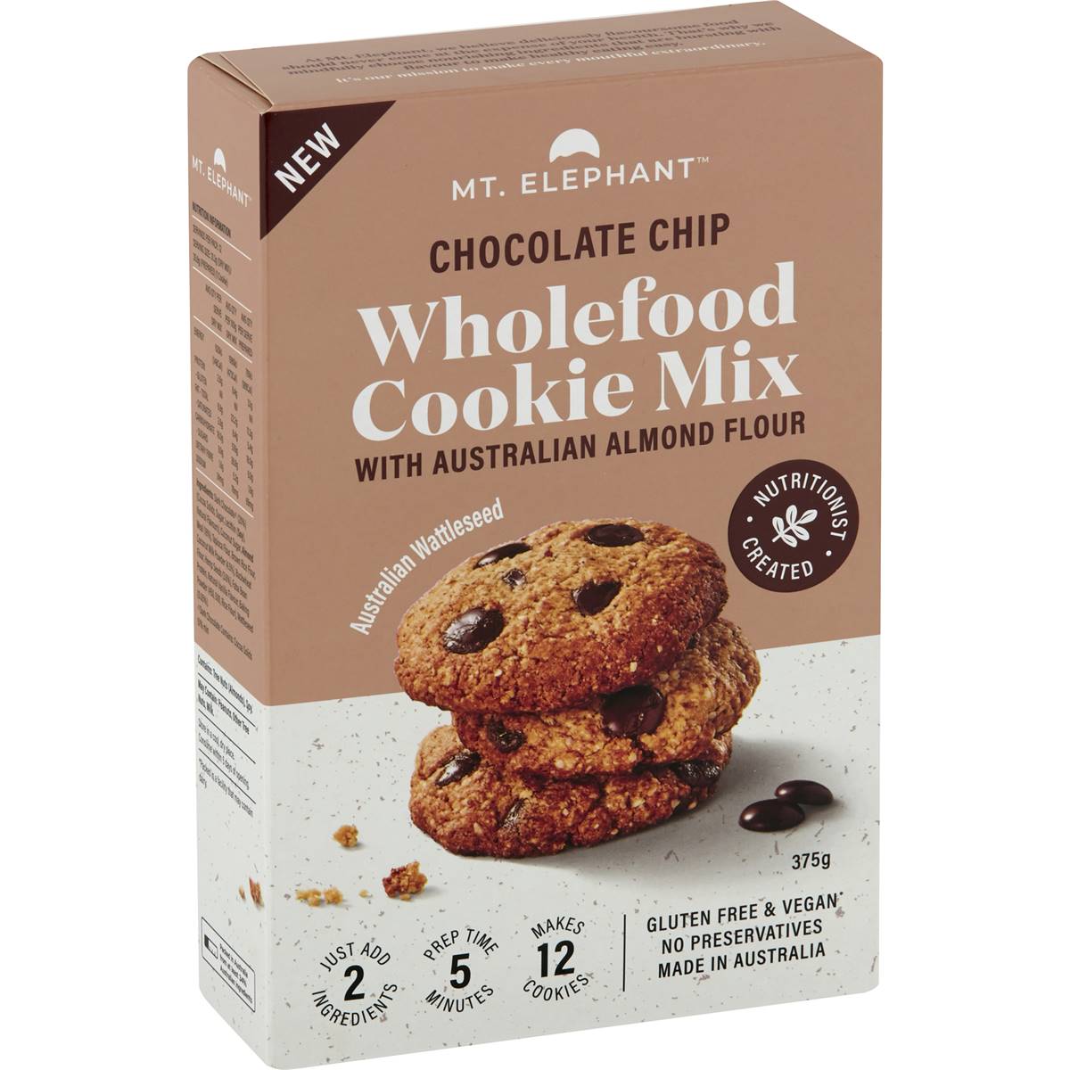 Mt Elephant Chocolate Chip Cookie Mix 375g | Woolworths