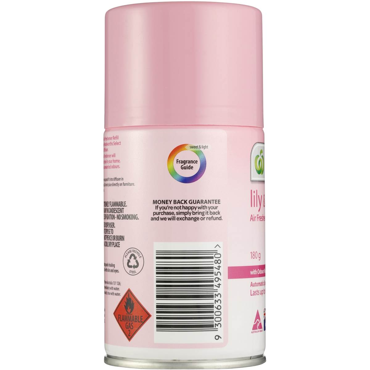 Select Automatic Spray Air Freshener Refill 180g Woolworths