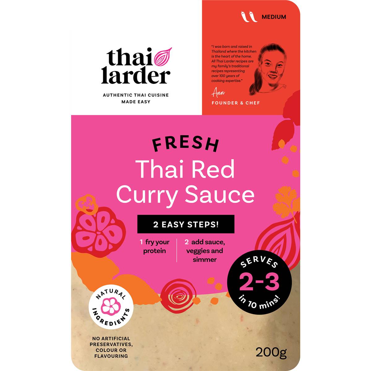 Thai Larder Red Curry Sauce 200g Woolworths