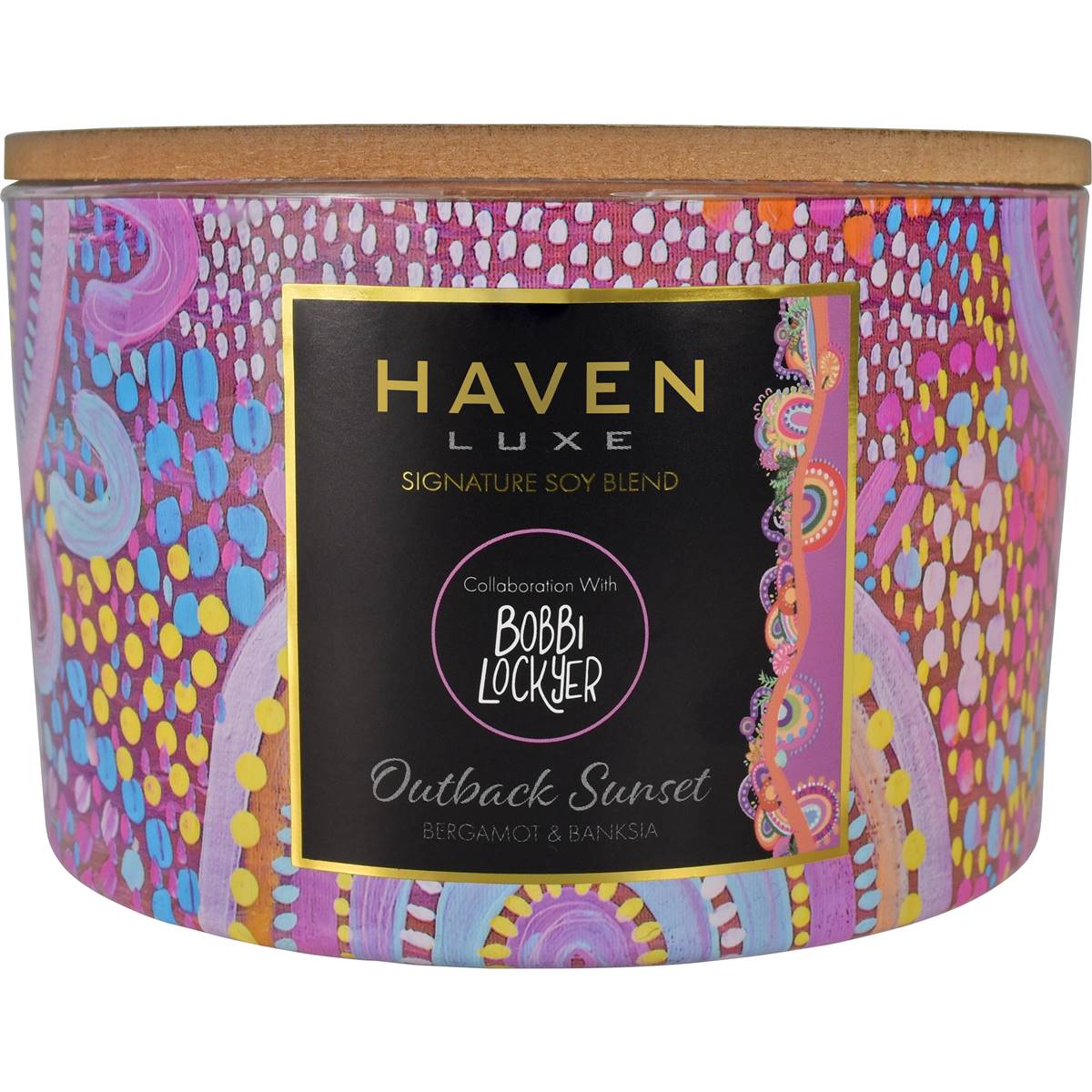 Bobbi Lockyer Haven Luxe Candle Outback Sunset Each Woolworths