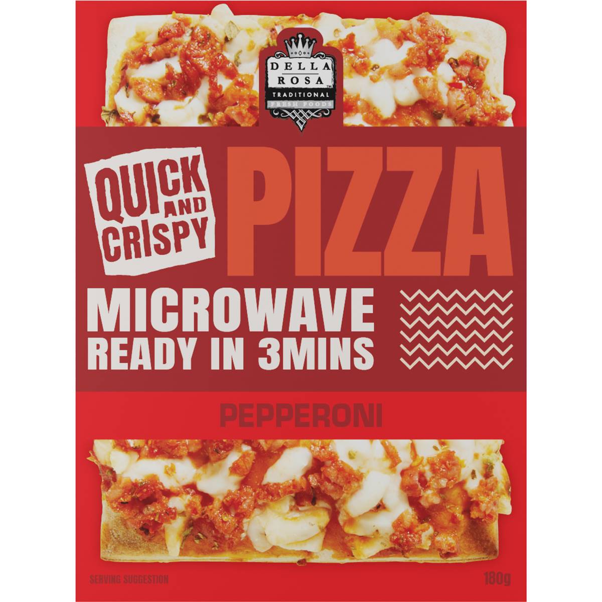 Della Rosa Microwave Pepperoni Pizza 180g Woolworths
