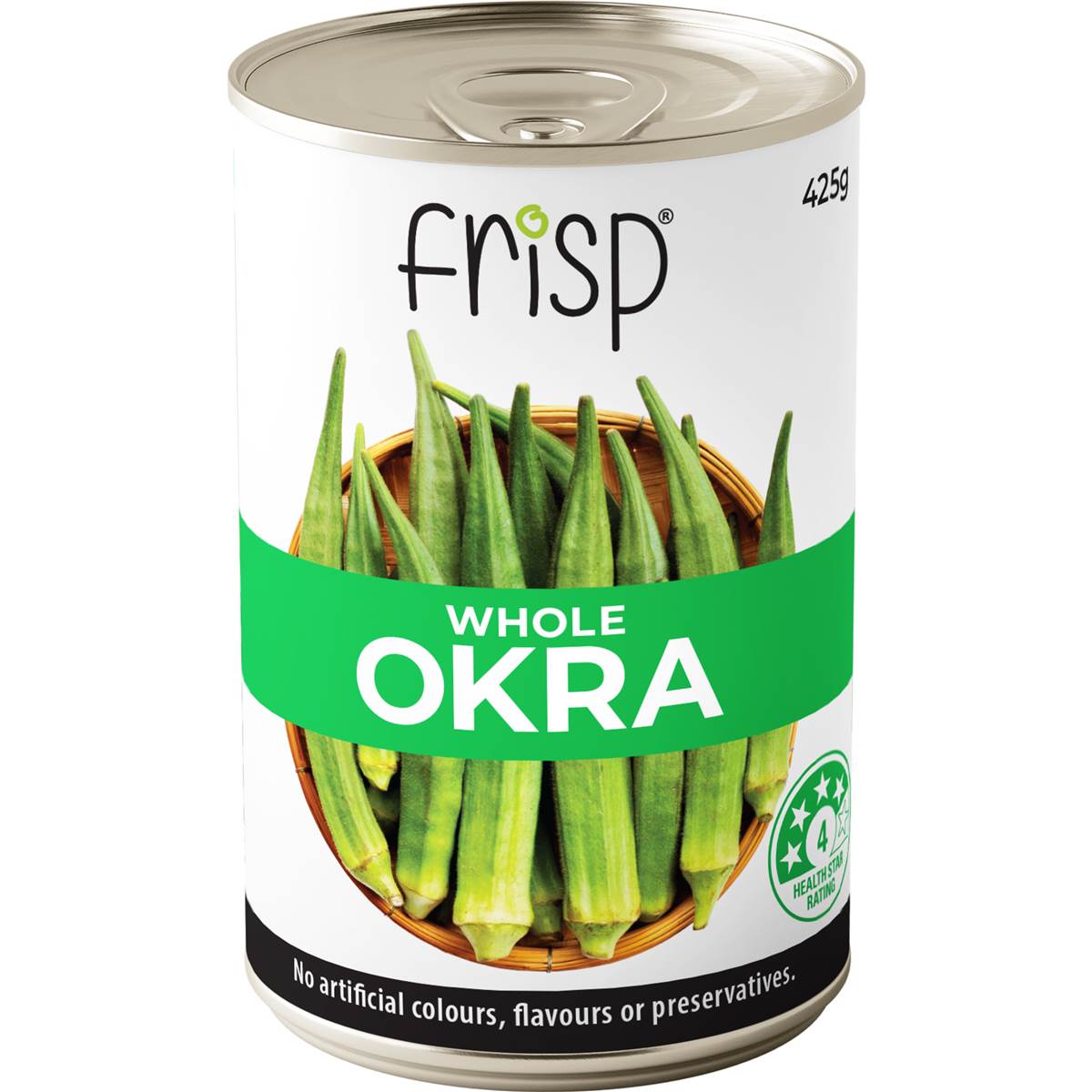 Frisp Whole Okra 425g Woolworths