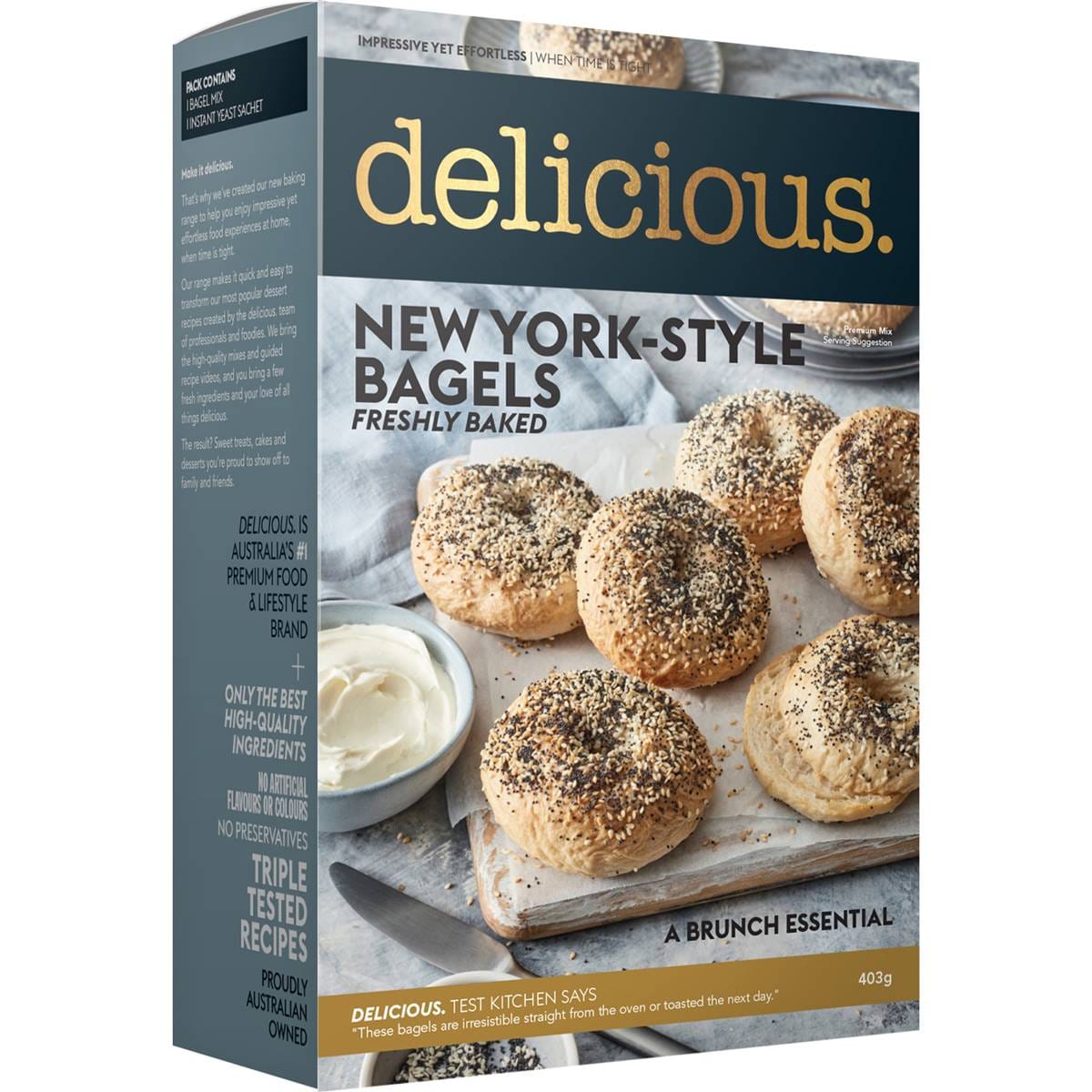 Delicious New York Style Bagels 403g Woolworths