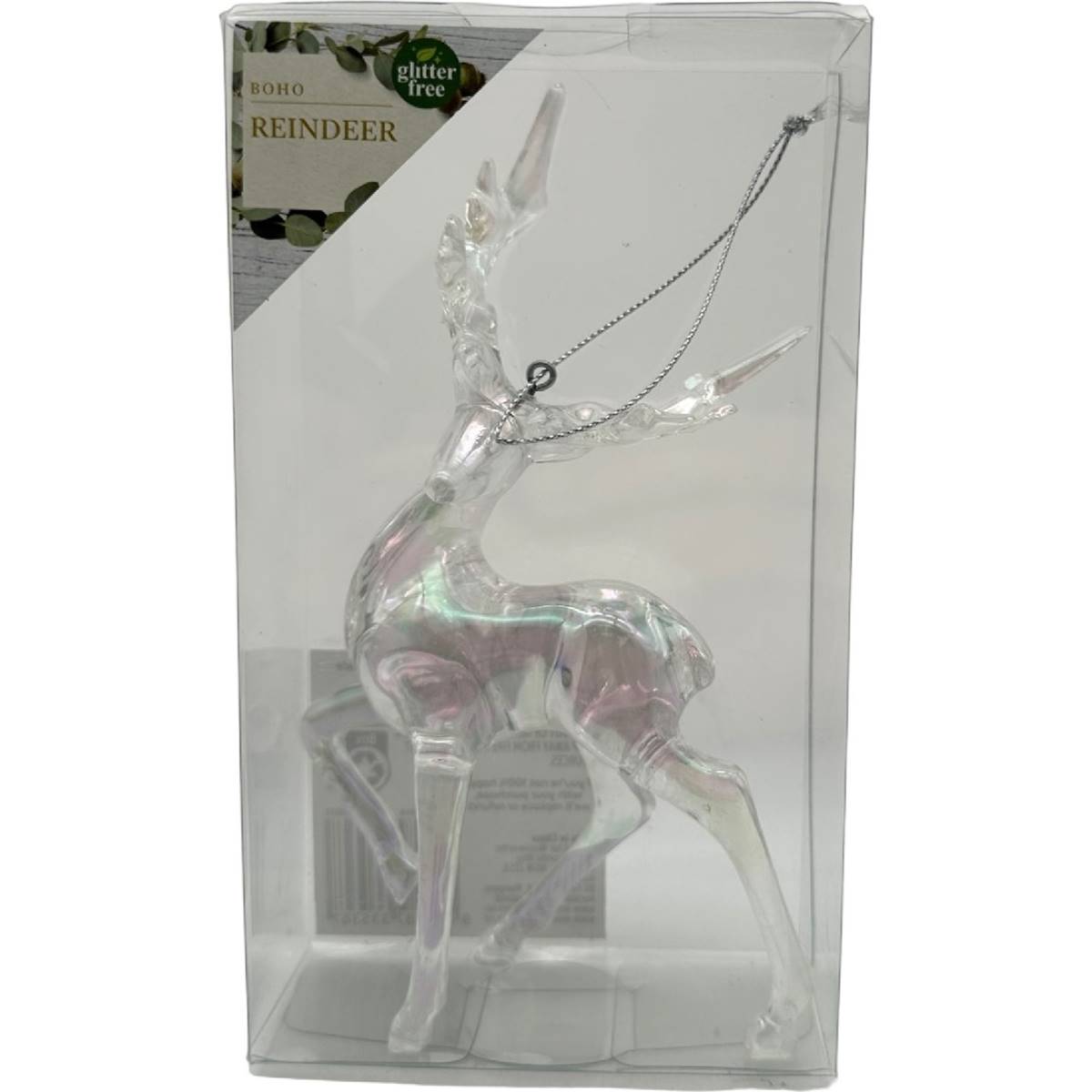 Christmas Decoration Iridescent Reindeer 