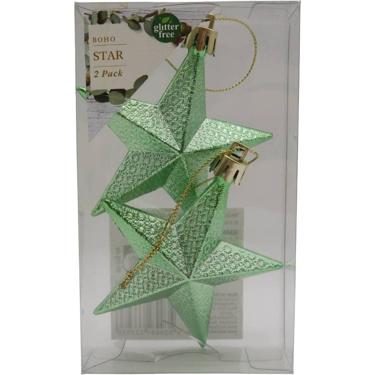 Christmas Star Decoration Teal 