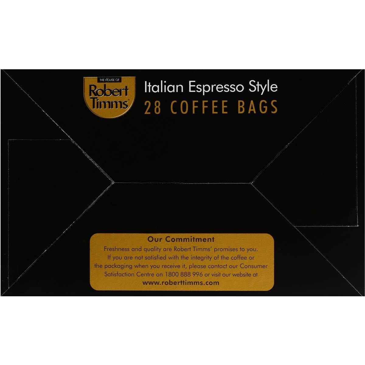 Robert Timms Coffee Beans Italian Style Espresso 28pk 168g Woolworths